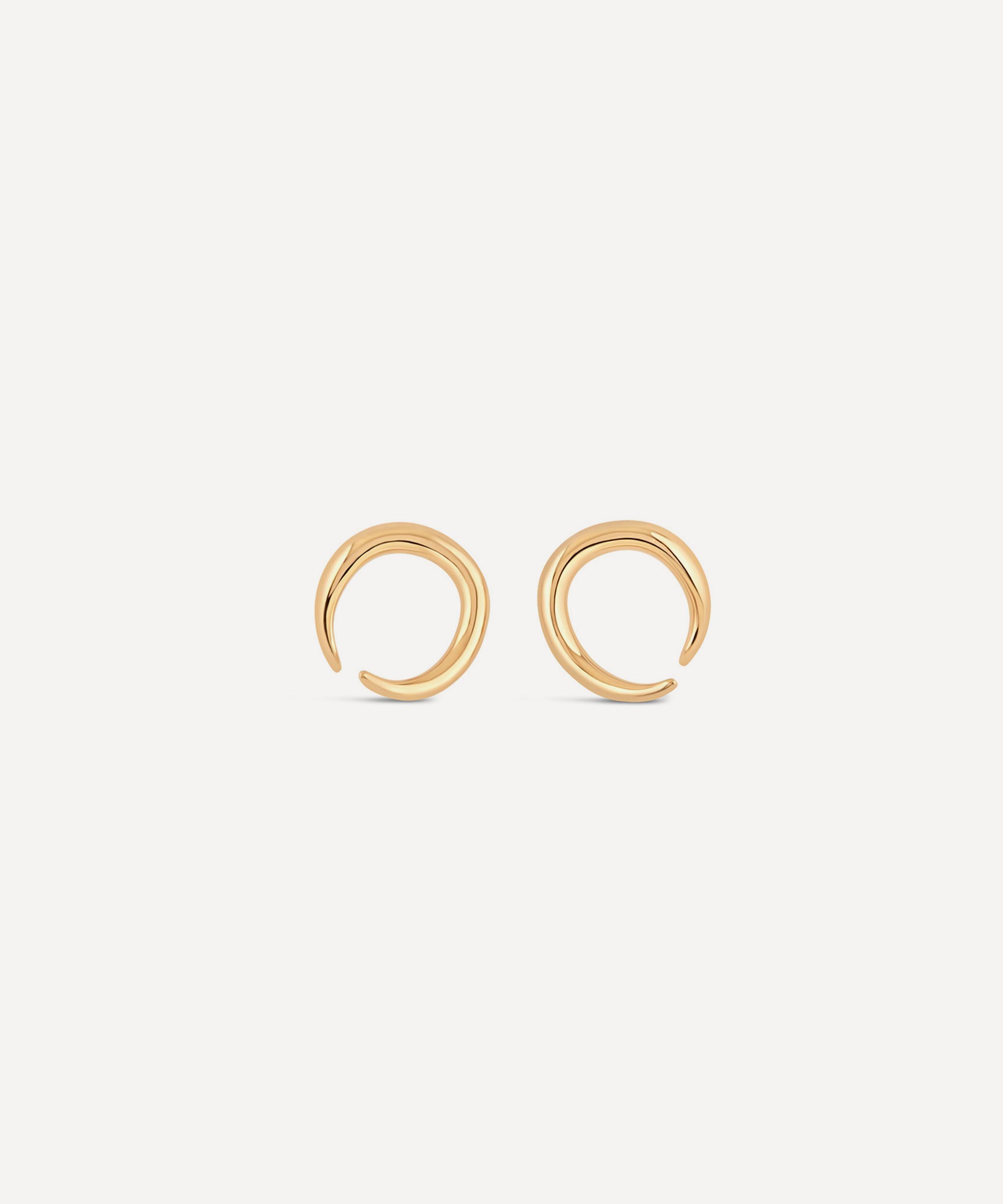 Dinny Hall - 22ct Gold-Plated Vermeil Silver Toro Stud Earrings image number 0