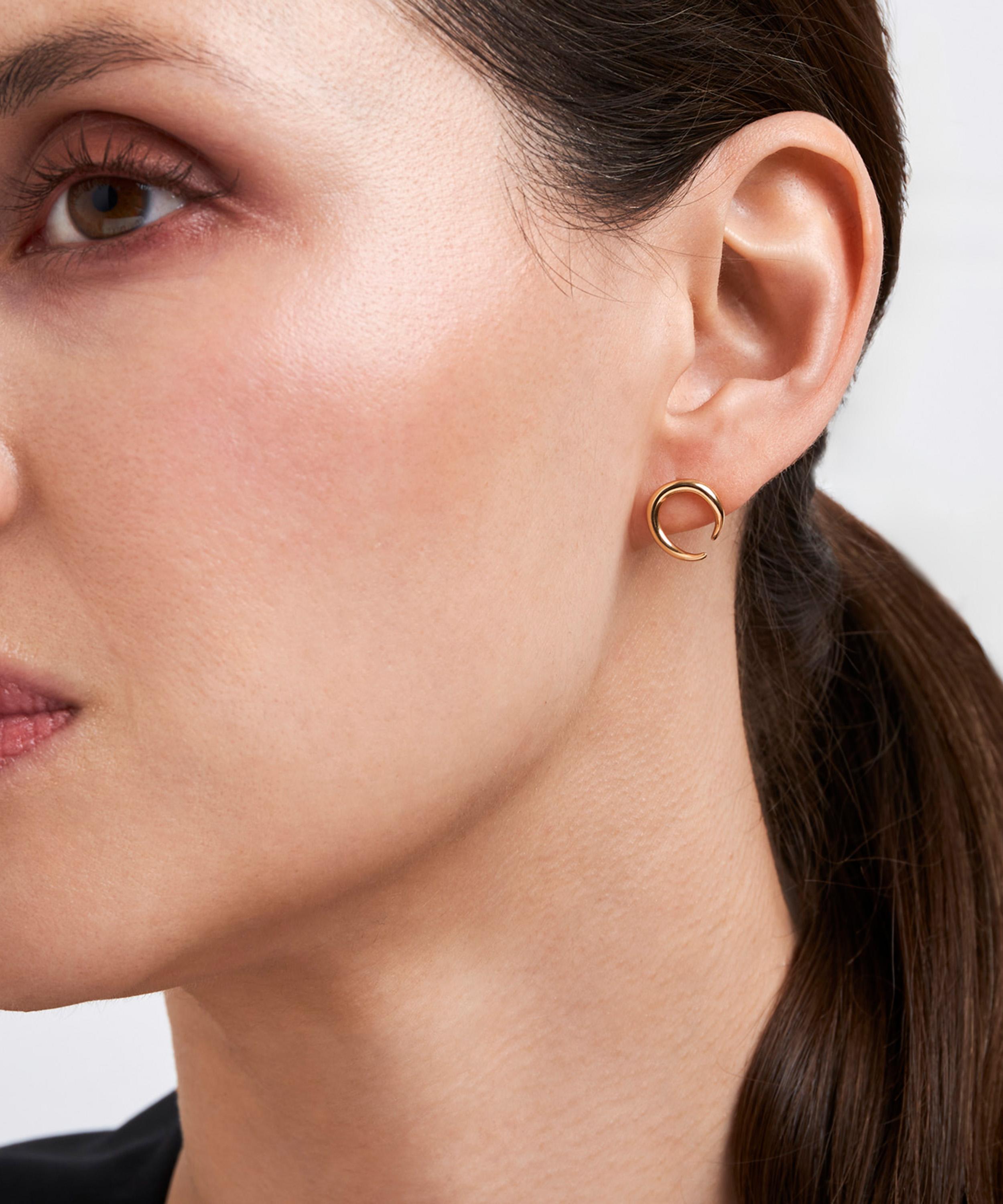Dinny Hall - 22ct Gold-Plated Vermeil Silver Toro Stud Earrings image number 1