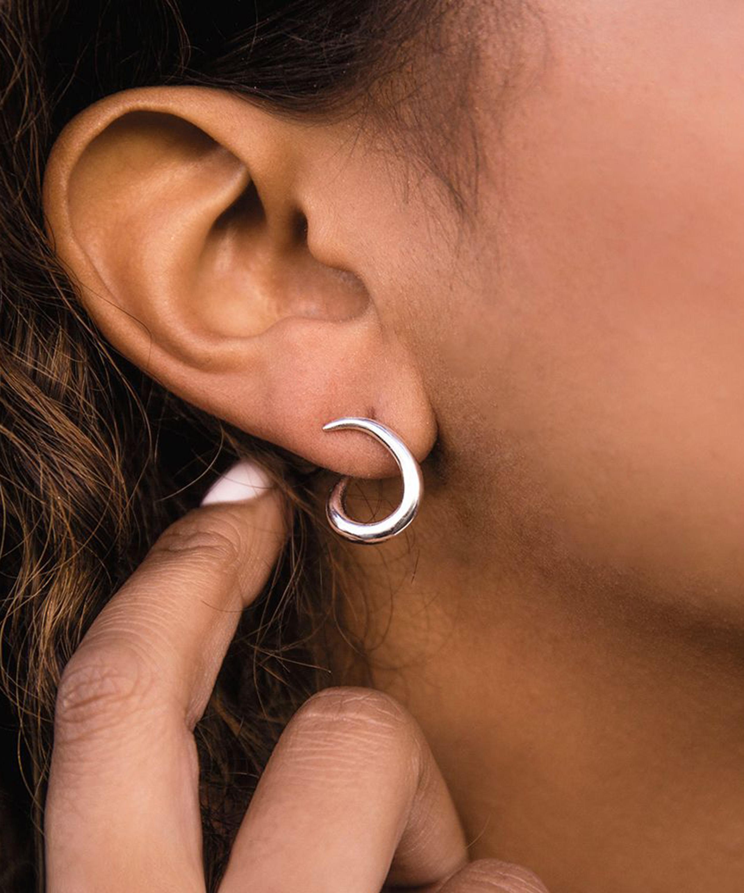 Dinny Hall - Sterling Silver Toro Twist Stud Earrings image number 1