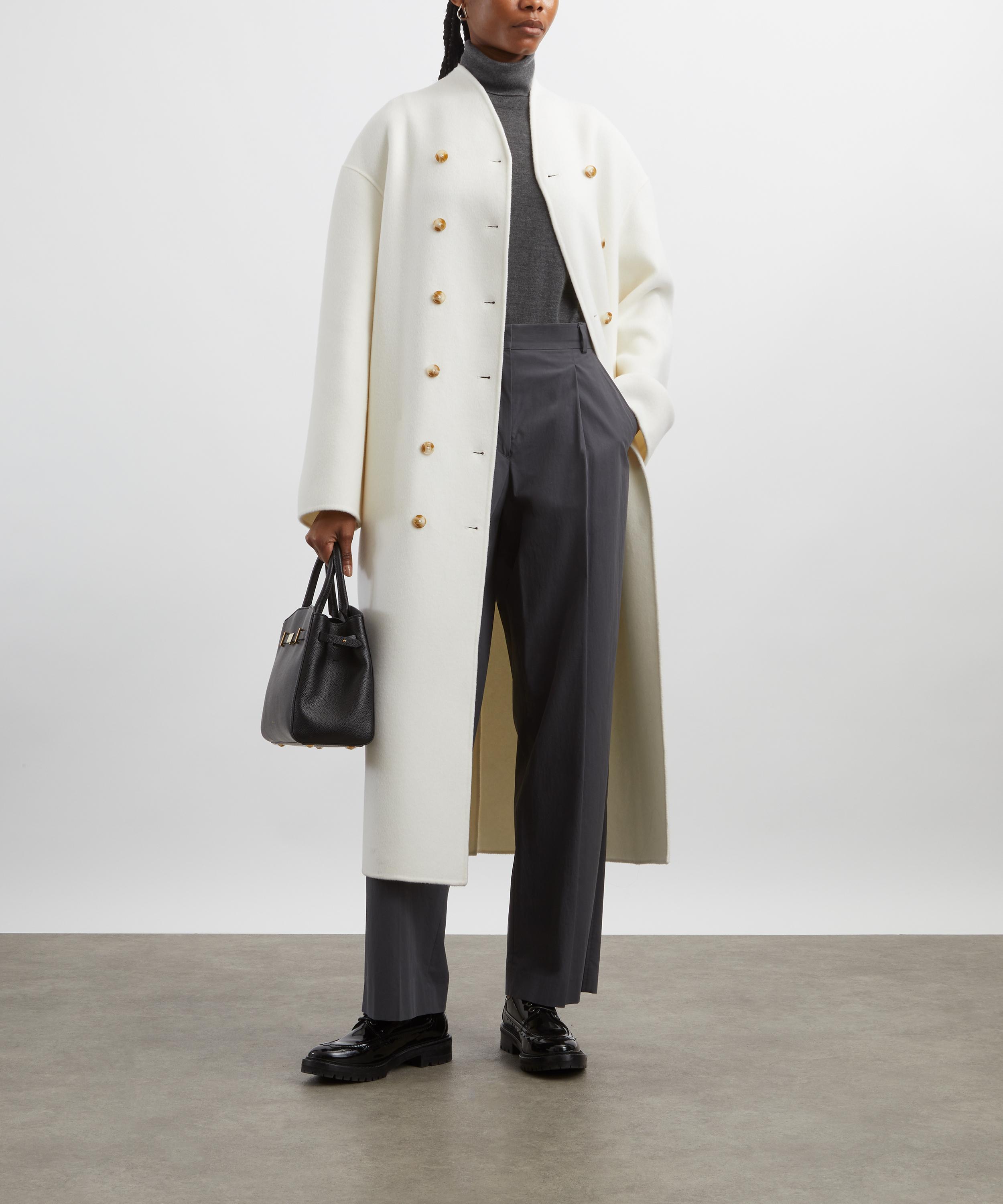 Loulou Studio - Amory Cashmere Drap Long Coat image number 1