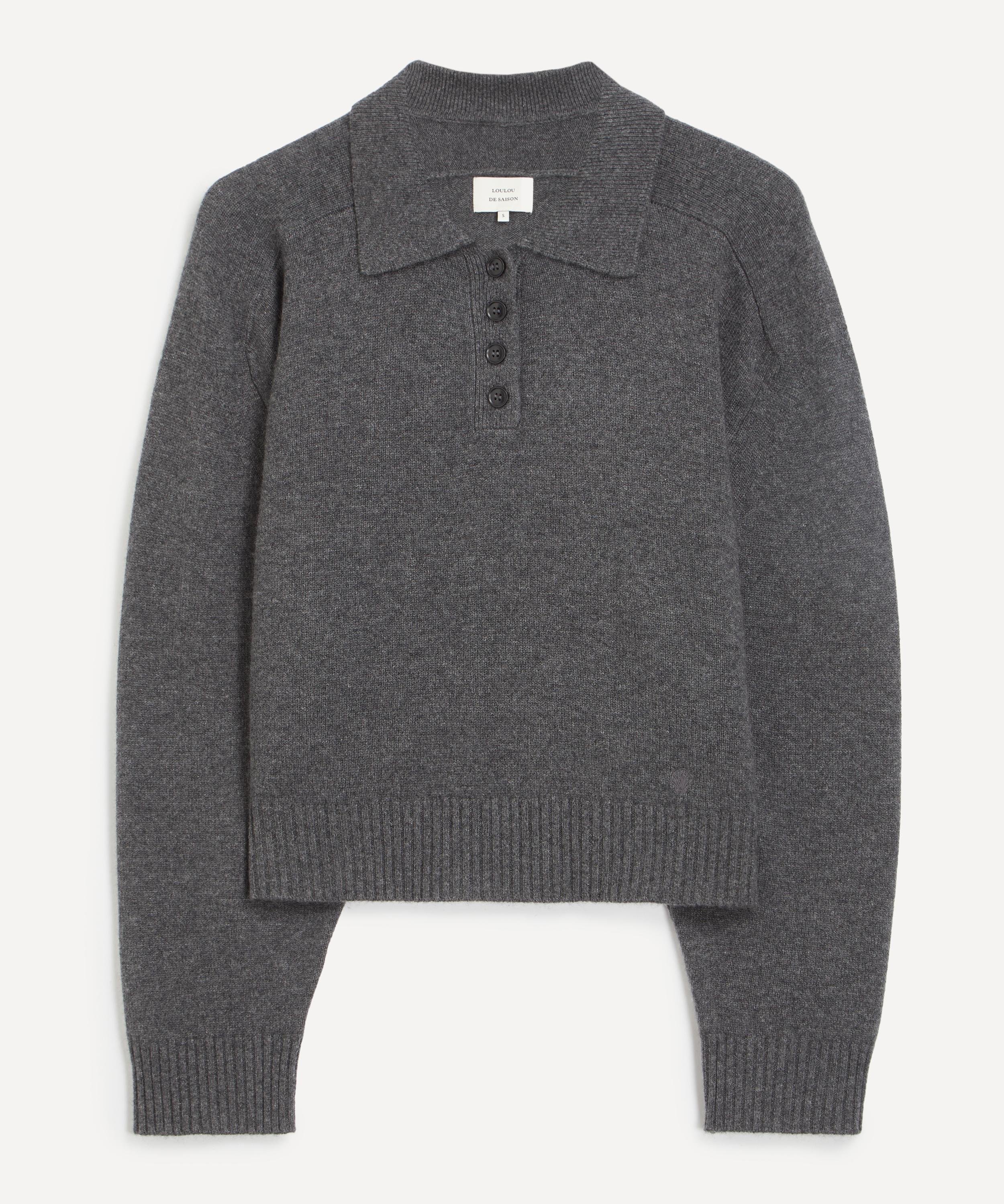Loulou Studio - Homere Cashmere Polo Jumper image number 0