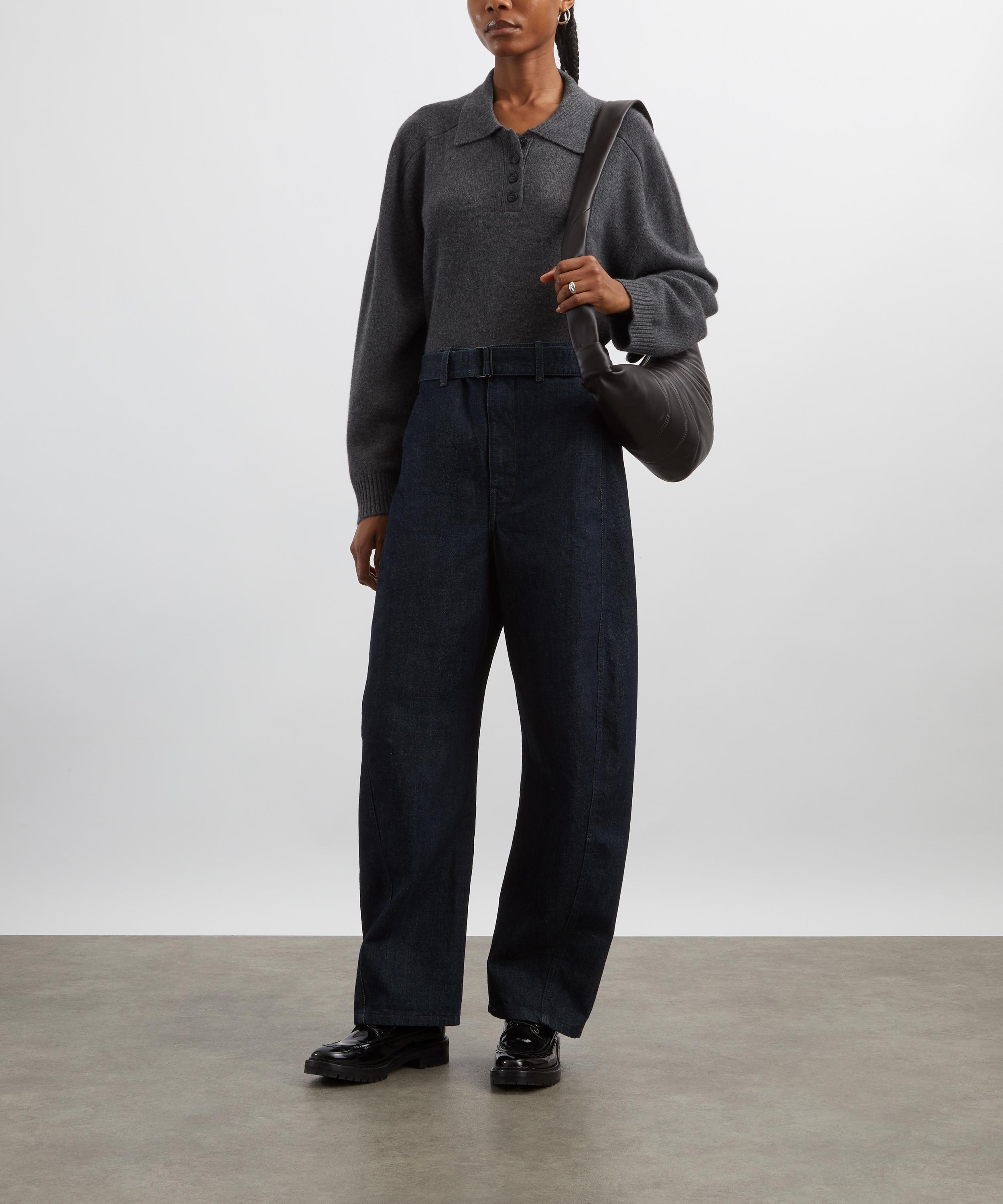 Loulou Studio - Homere Cashmere Polo Jumper image number 1