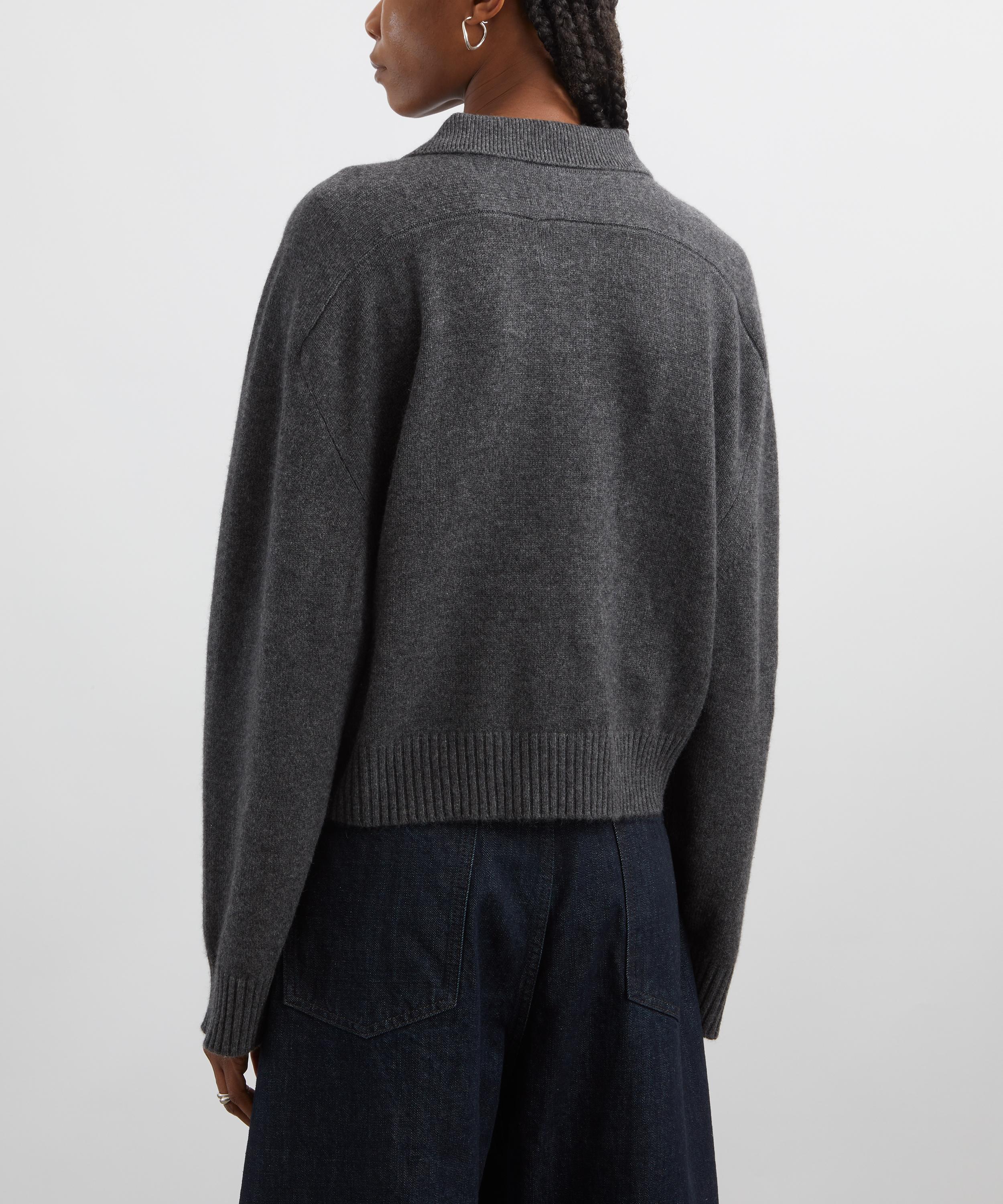 Loulou Studio - Homere Cashmere Polo Jumper image number 3