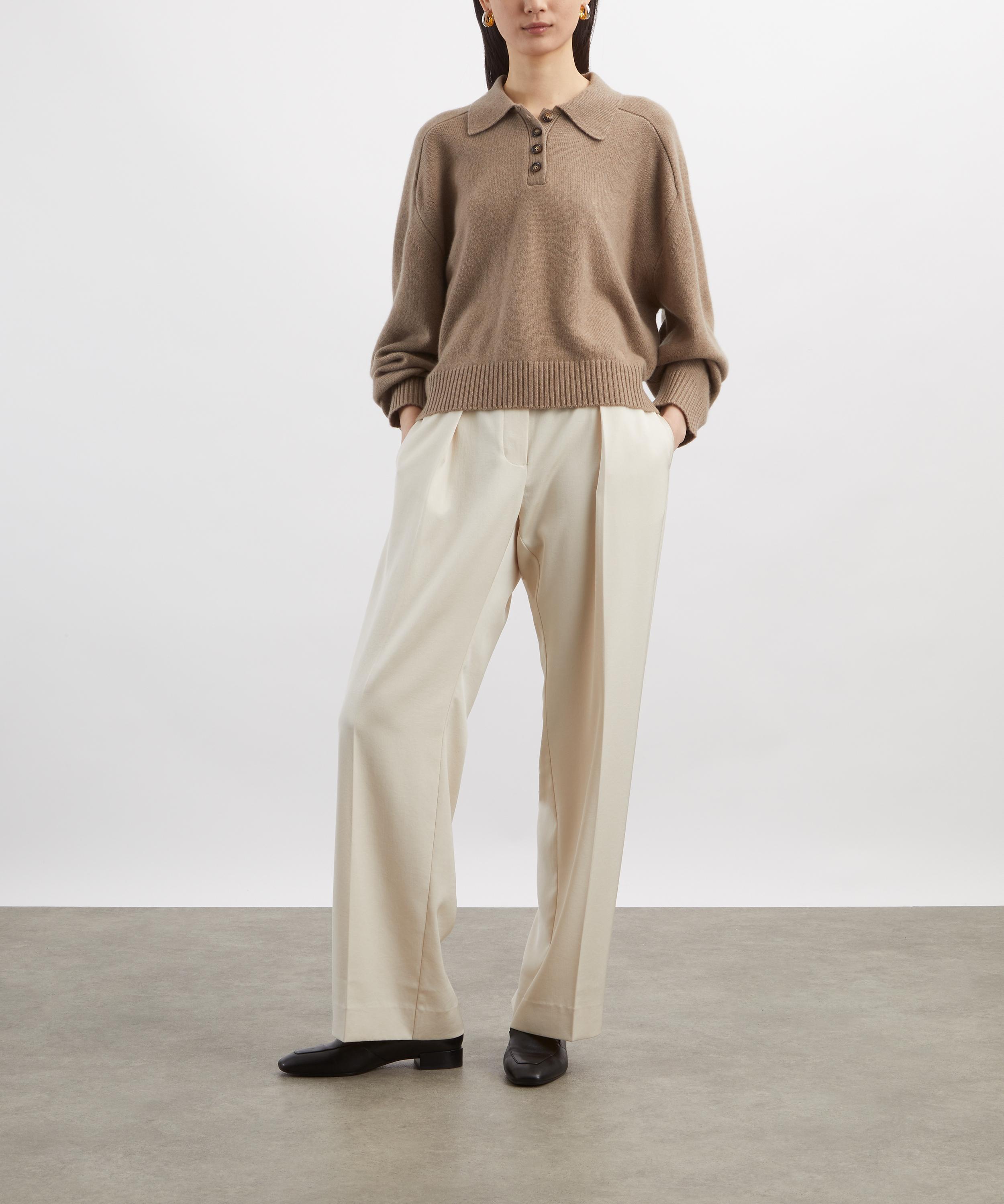 LOULOU DE SAISON - Homere Cashmere Polo Jumper image number 1