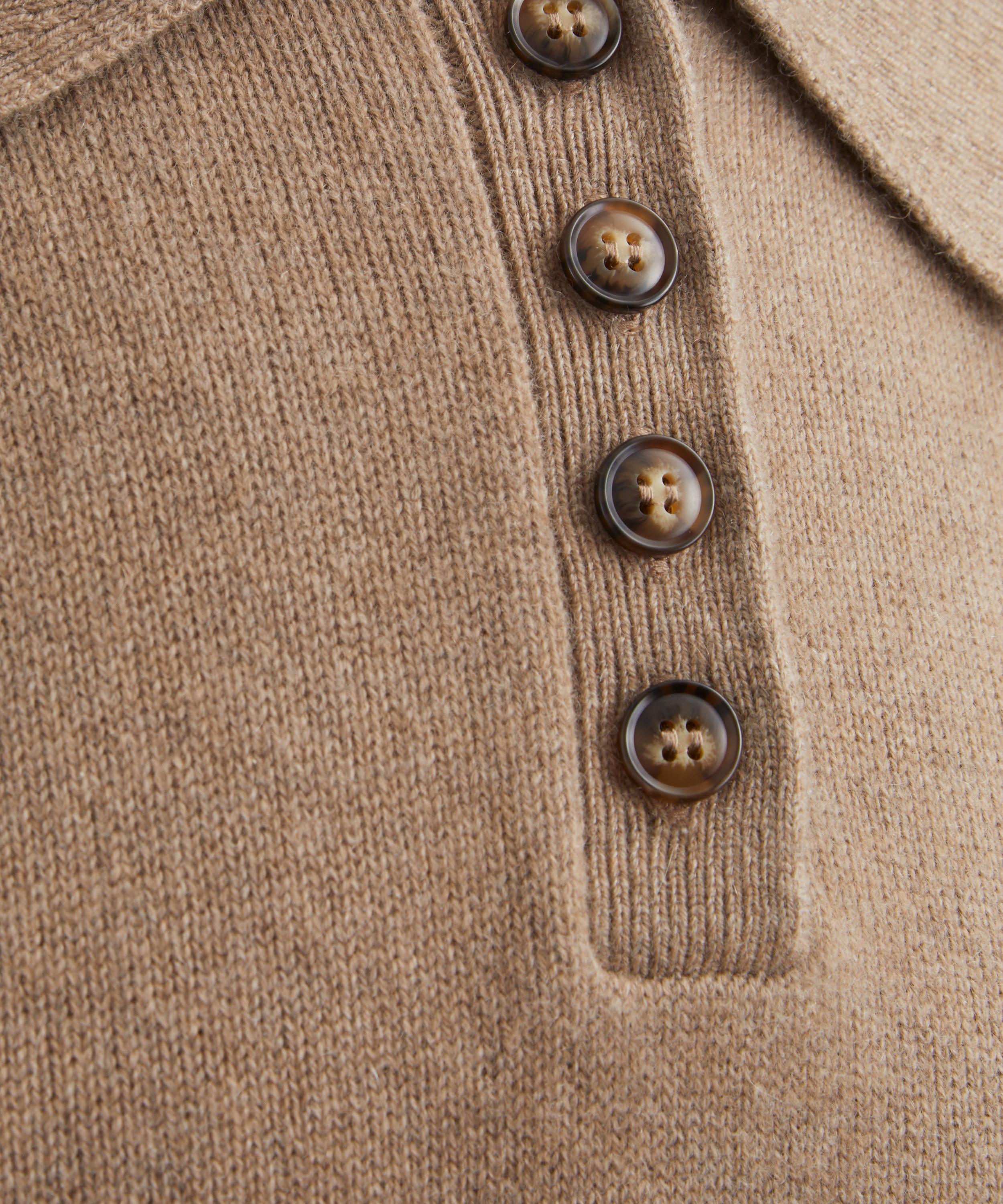 LOULOU DE SAISON - Homere Cashmere Polo Jumper image number 4