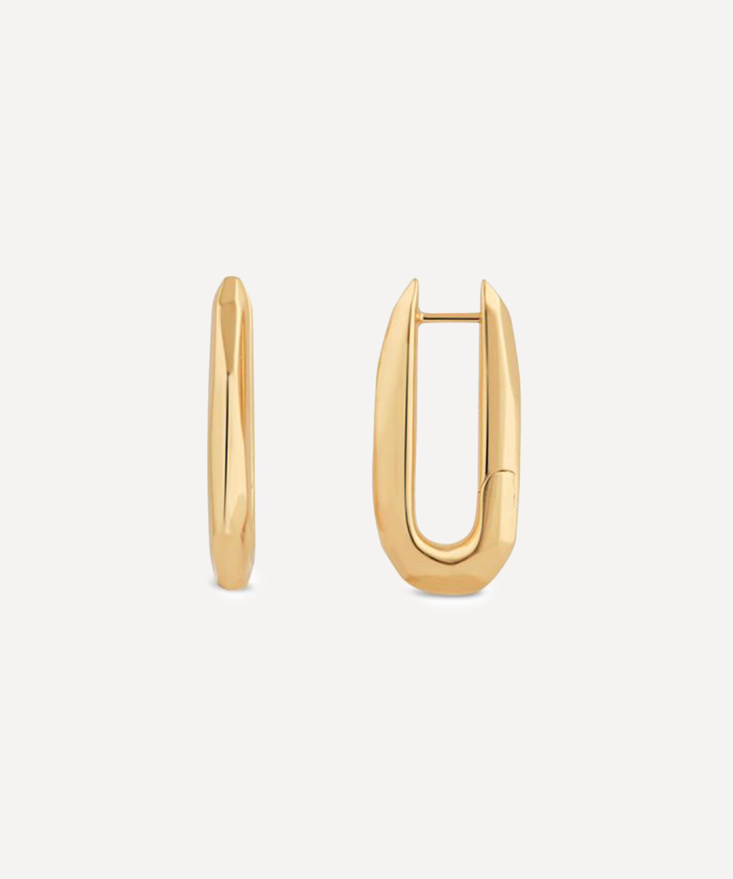 Dinny Hall - 22ct Gold-Plated Vermeil Silver Thalassa Click Hoop Earrings
