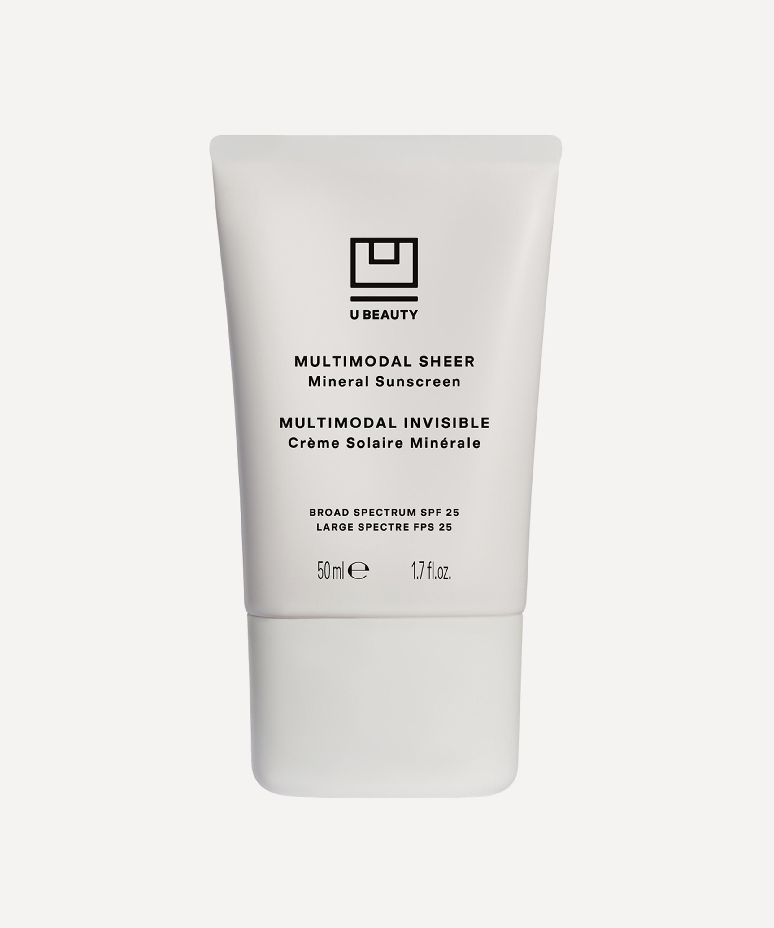 U Beauty - Multimodal Sheer Mineral Sunscreen Broad Spectrum SPF25 50ml image number 0