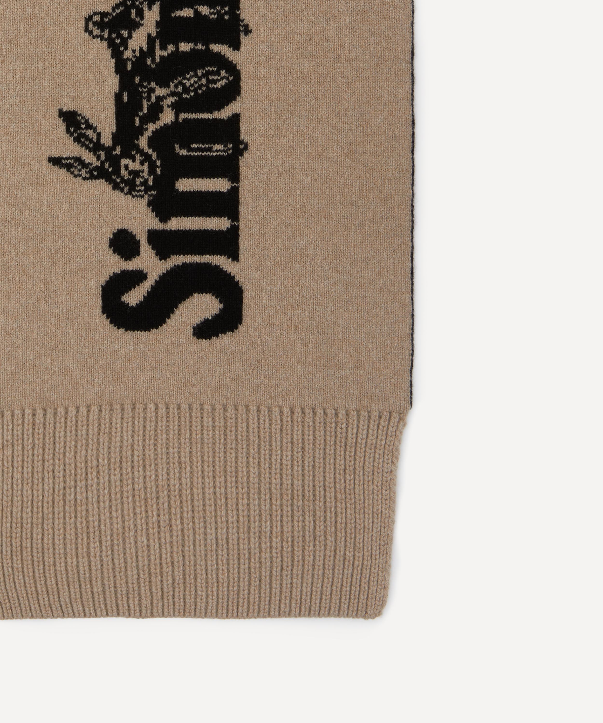 Simone Rocha - Long Graphic Logo Scarf image number 3