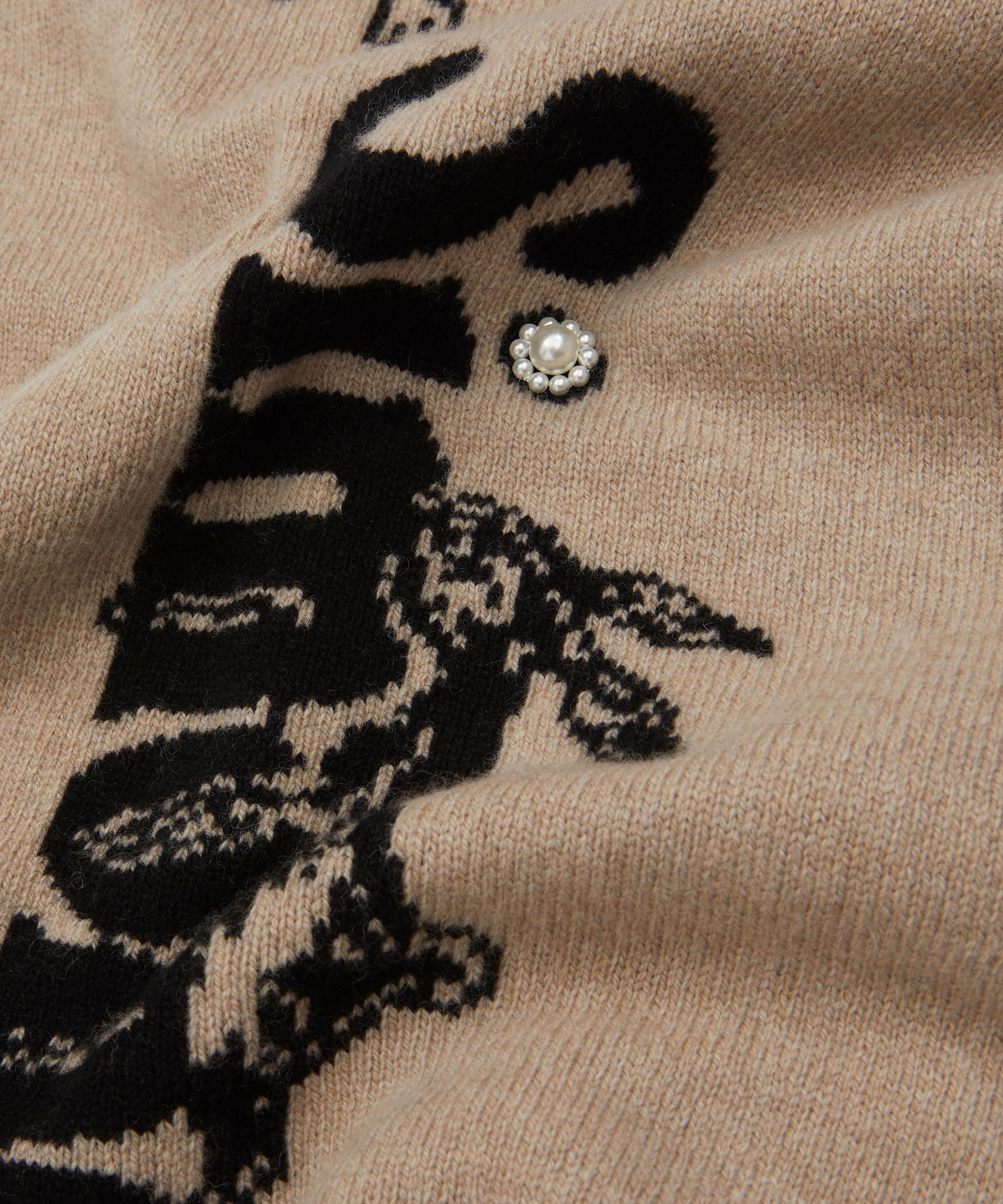 Simone Rocha - Long Graphic Logo Scarf image number 4