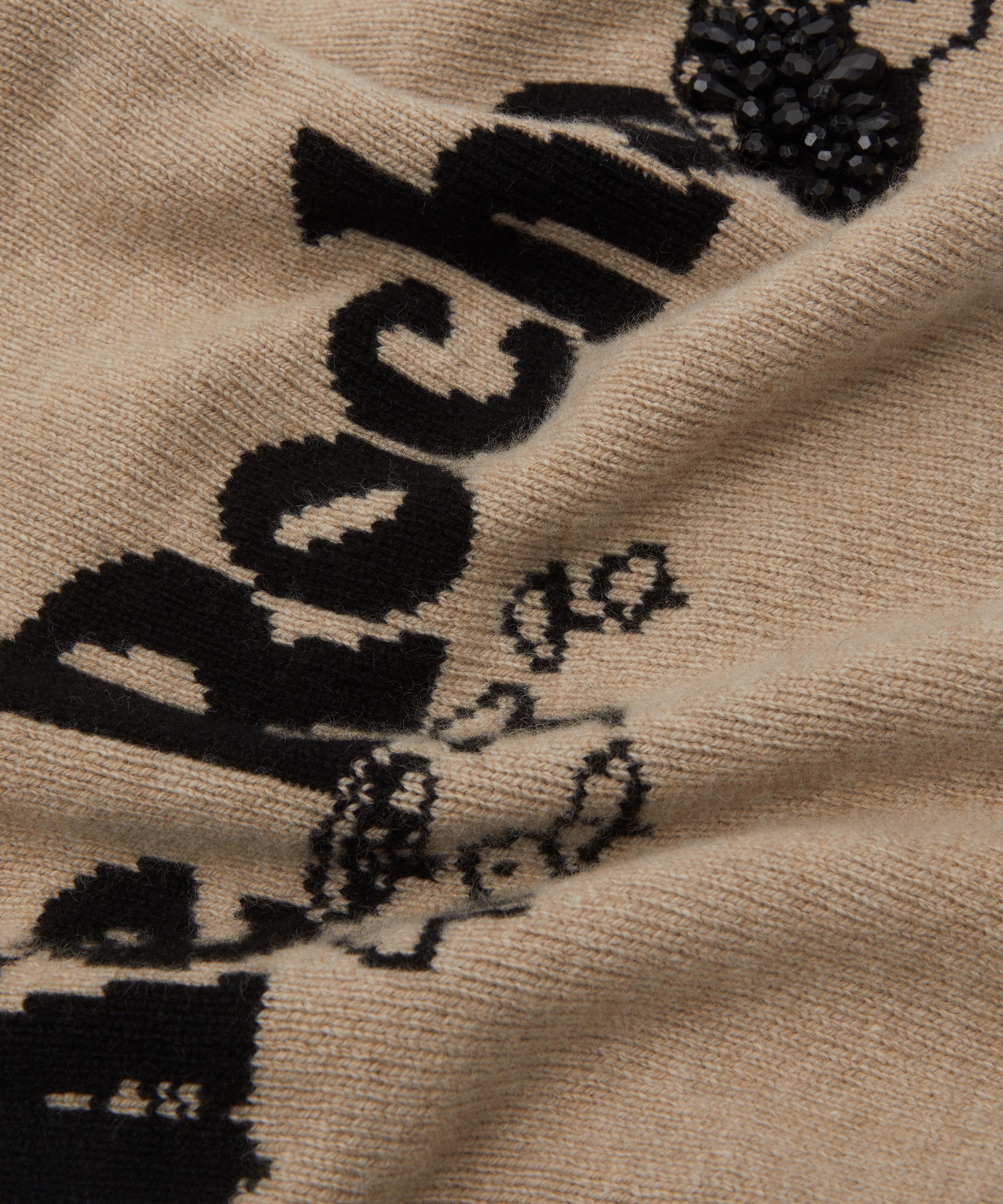 Simone Rocha - Graphic Logo Knit Neckerchief  image number 3