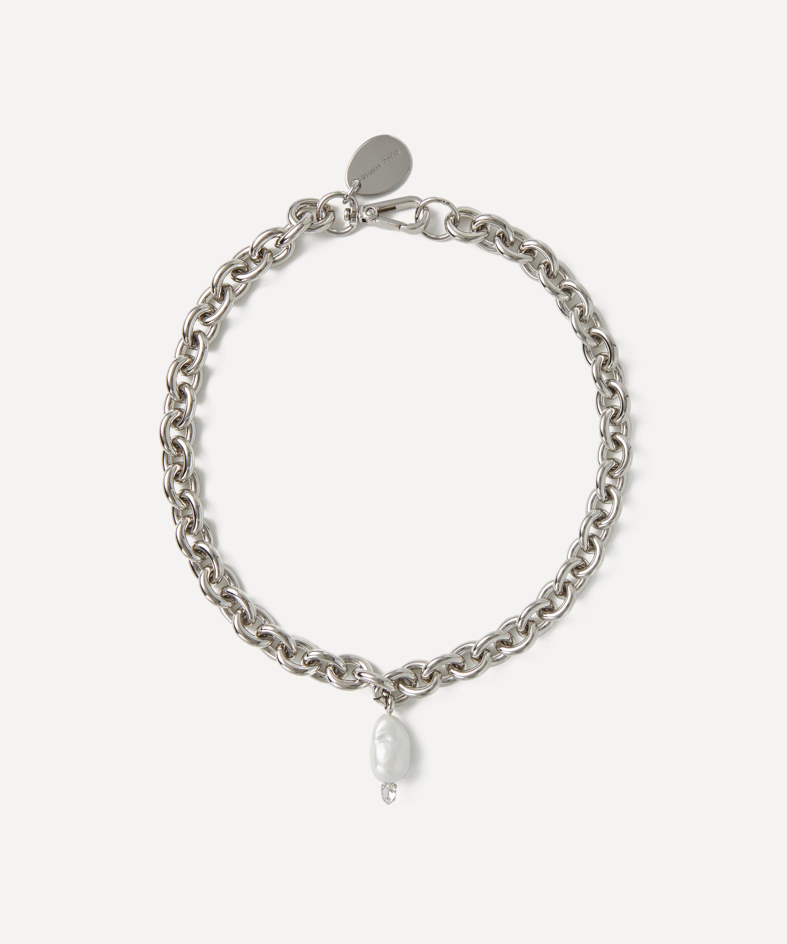 Simone Rocha - Pearl Pendant Chain Necklace
