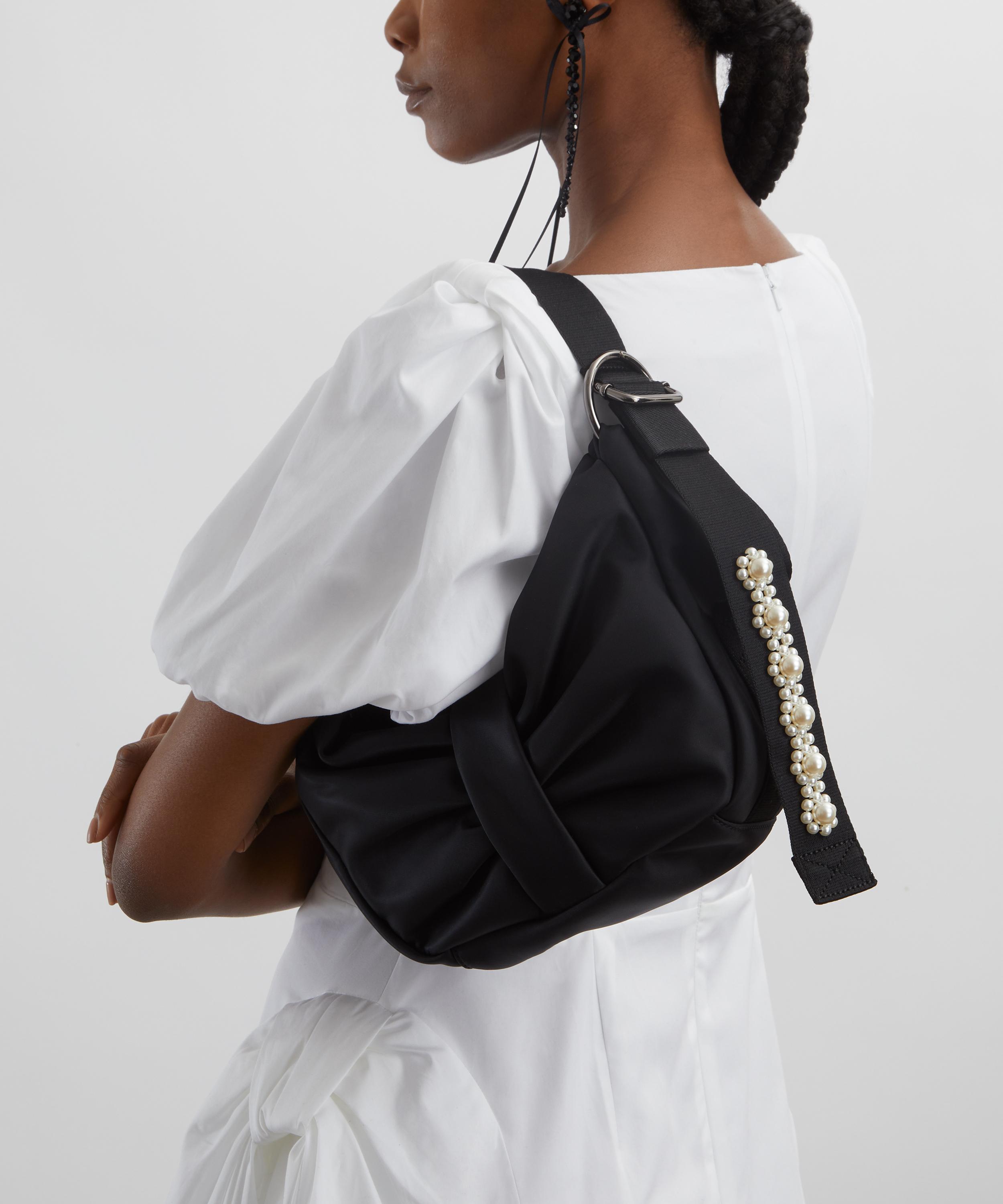 Simone Rocha - Beaded Mini Sling Bow Shoulder Bag image number 1