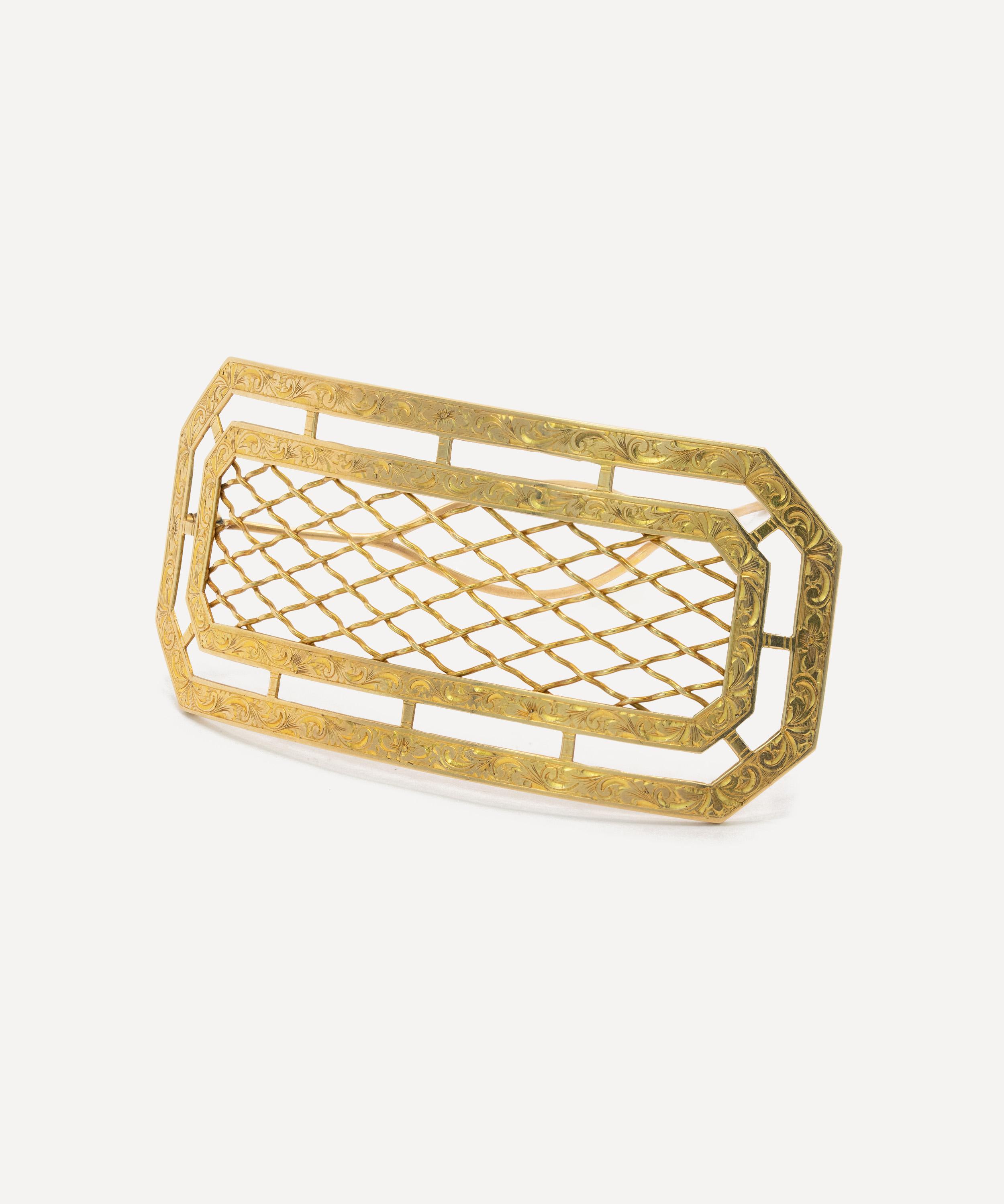 Kojis - 14ct Gold Antique Barrette image number 1