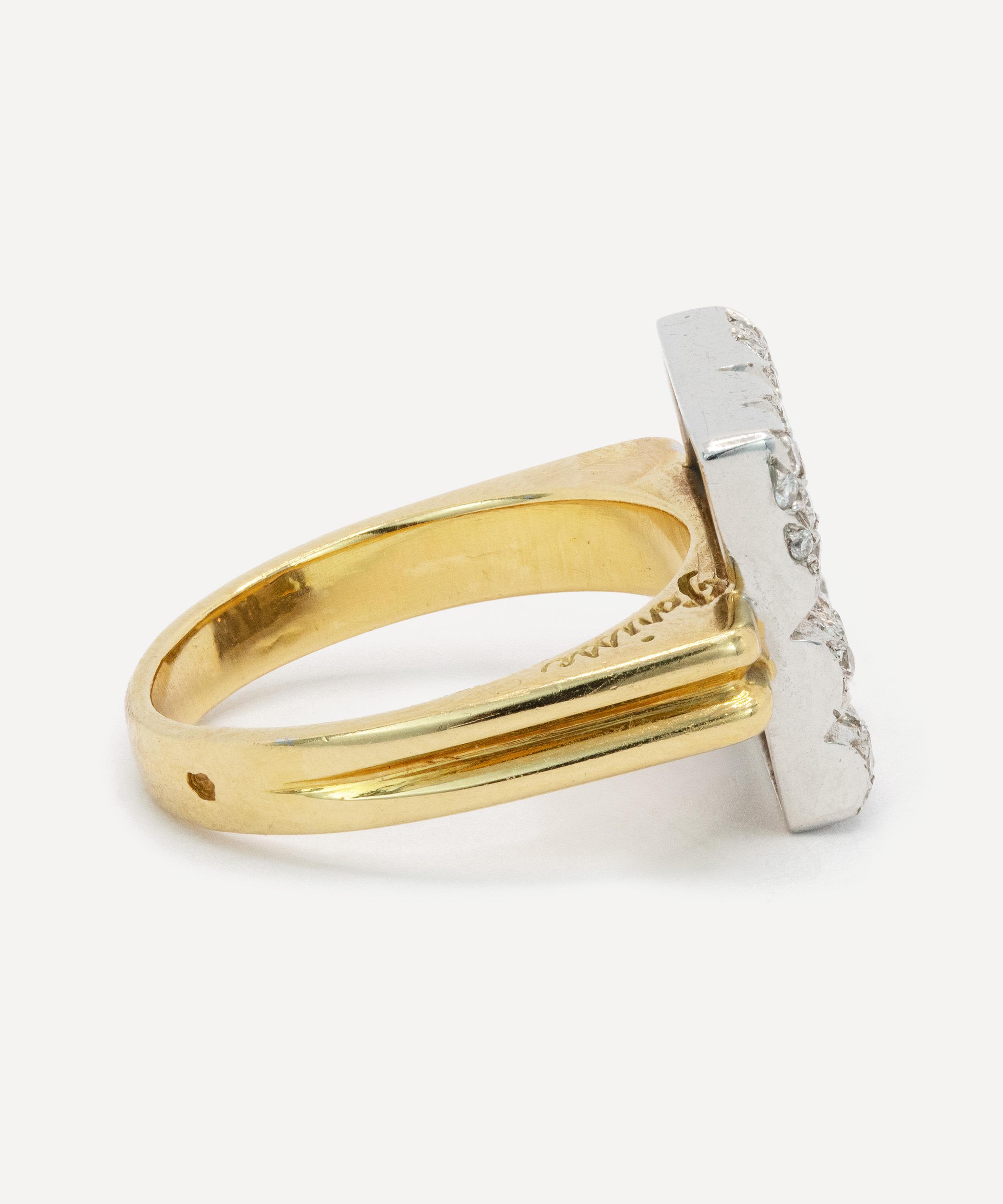 Kojis - 18ct White Gold French Diamond Square Cluster Ring image number 2