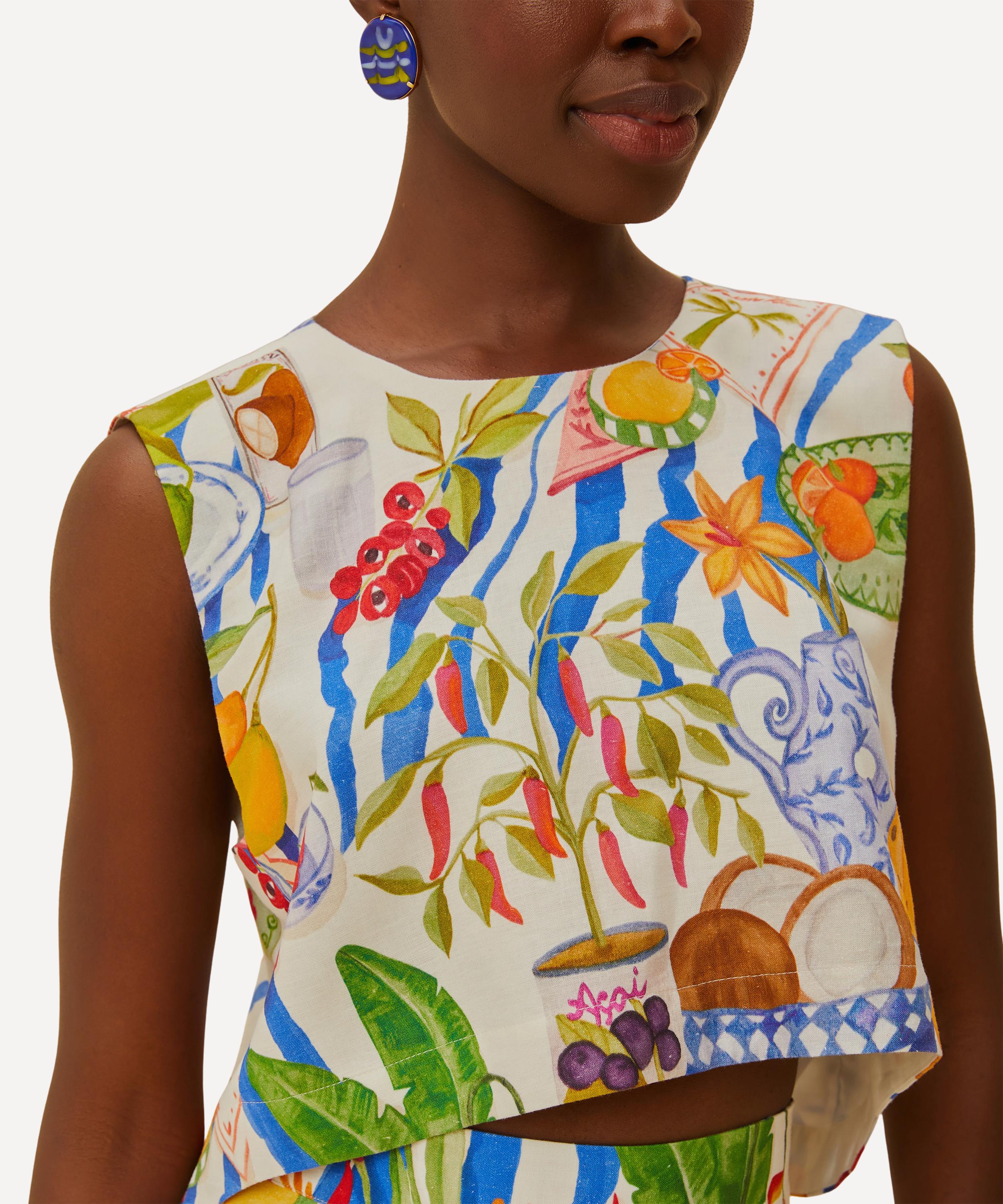 FARM Rio - Off-White Fresh Table Blouse image number 2