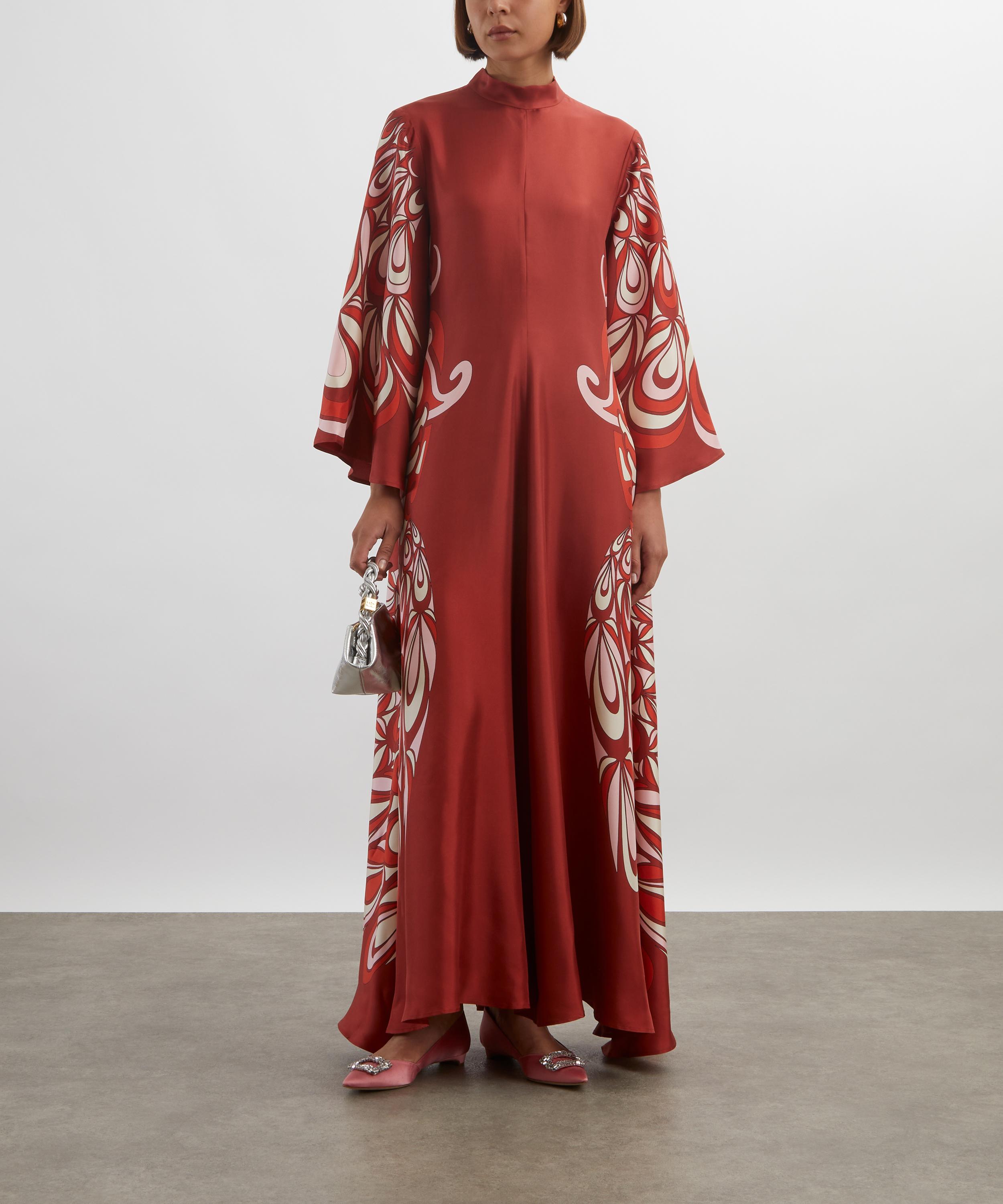 La DoubleJ - Magnifico Phoenix Placée Burgundy Dress image number 1