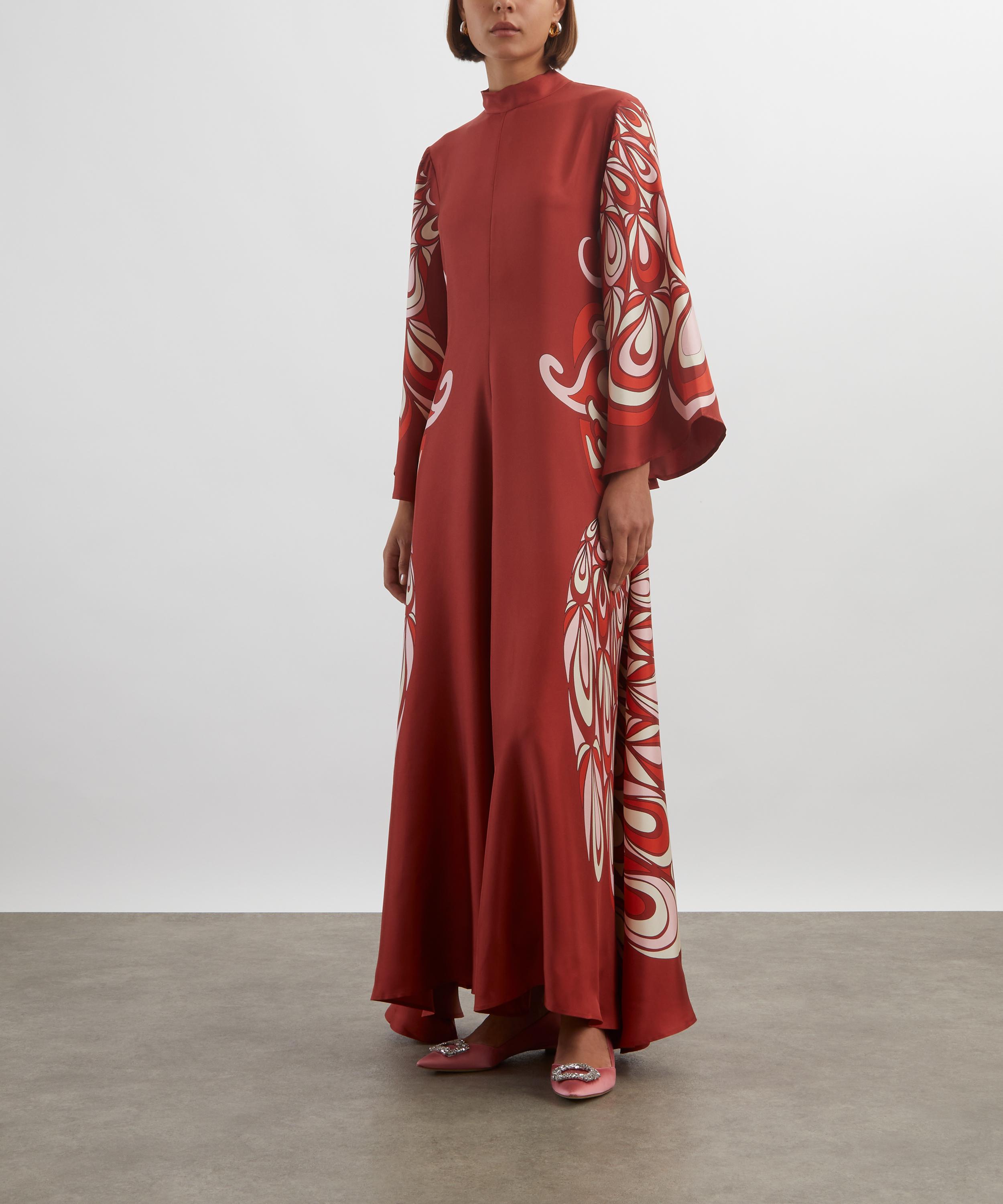 La DoubleJ - Magnifico Phoenix Placée Burgundy Dress image number 2