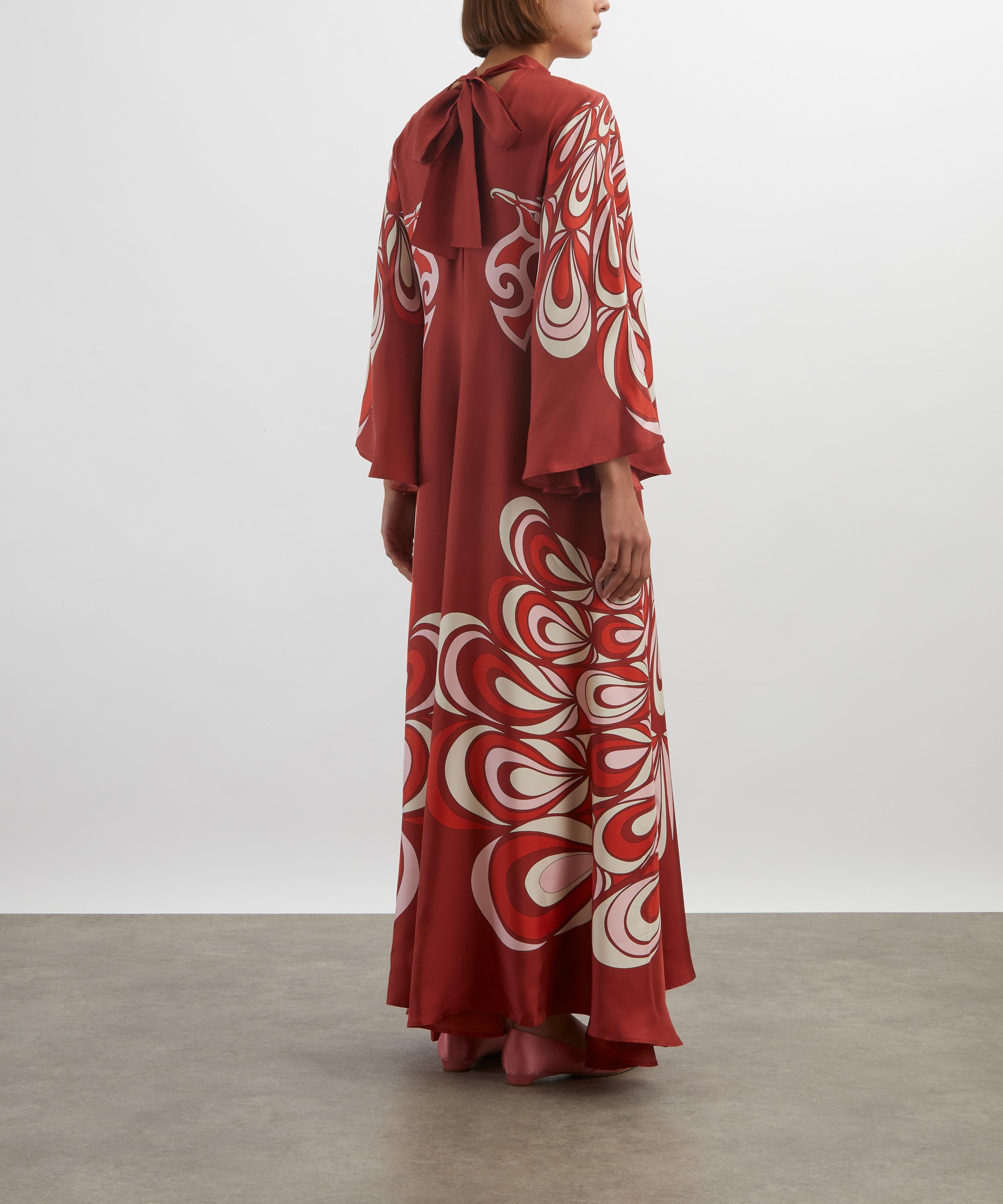 La DoubleJ - Magnifico Phoenix Placée Burgundy Dress image number 3