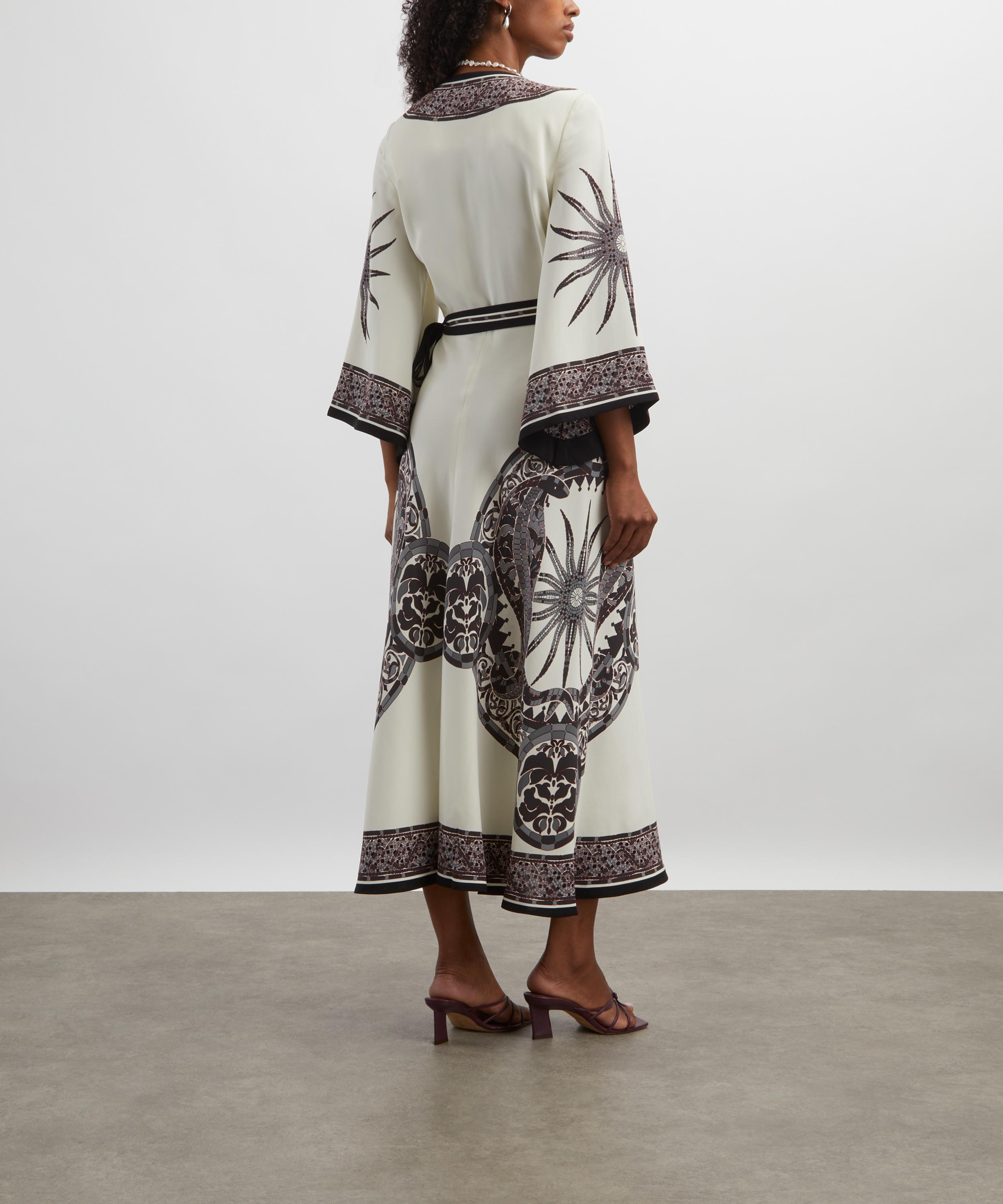 La DoubleJ - Cobra Grey Wrap Dress image number 3