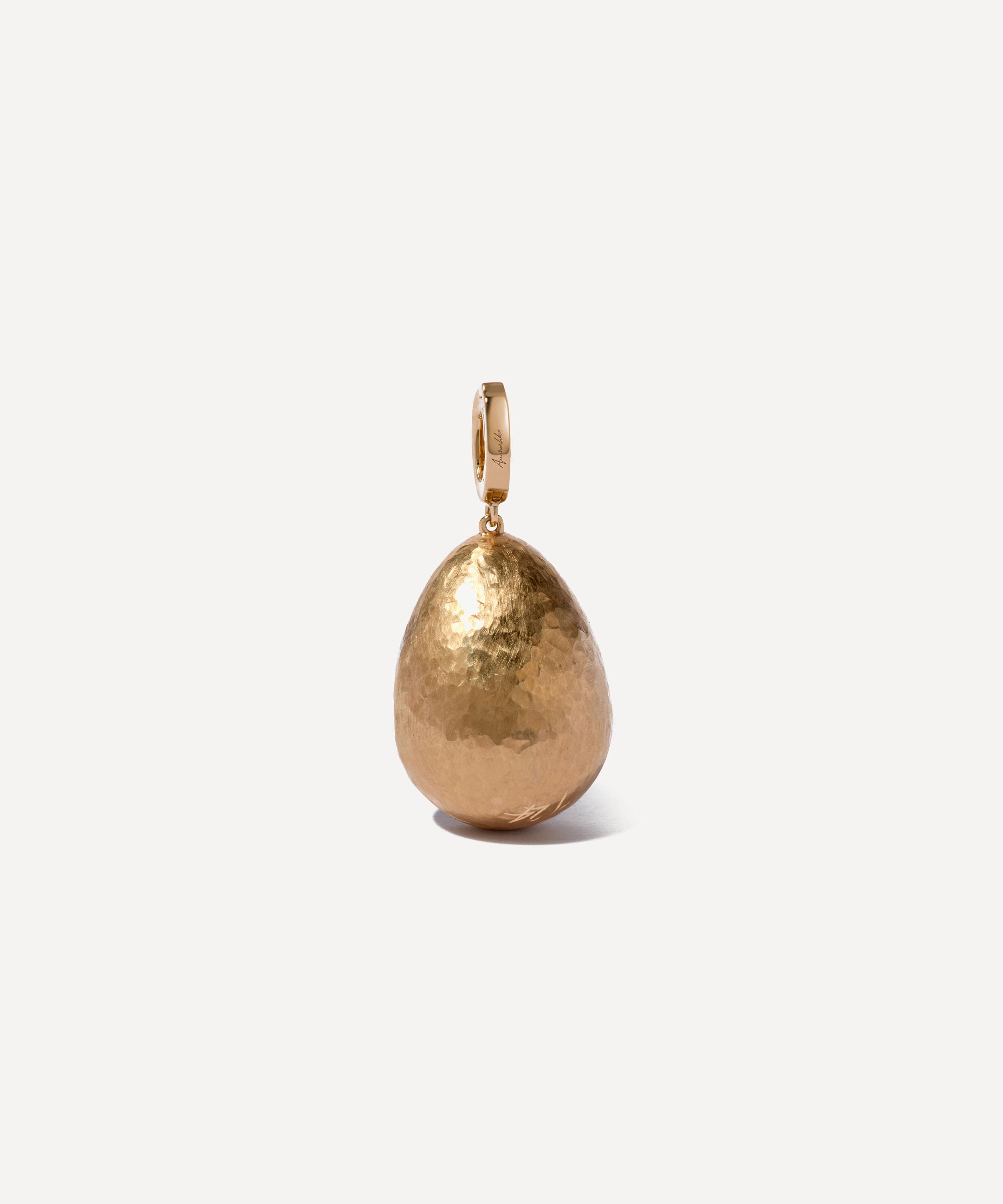 Annoushka - 18ct Gold Egg Locket Charm Pendant image number 3