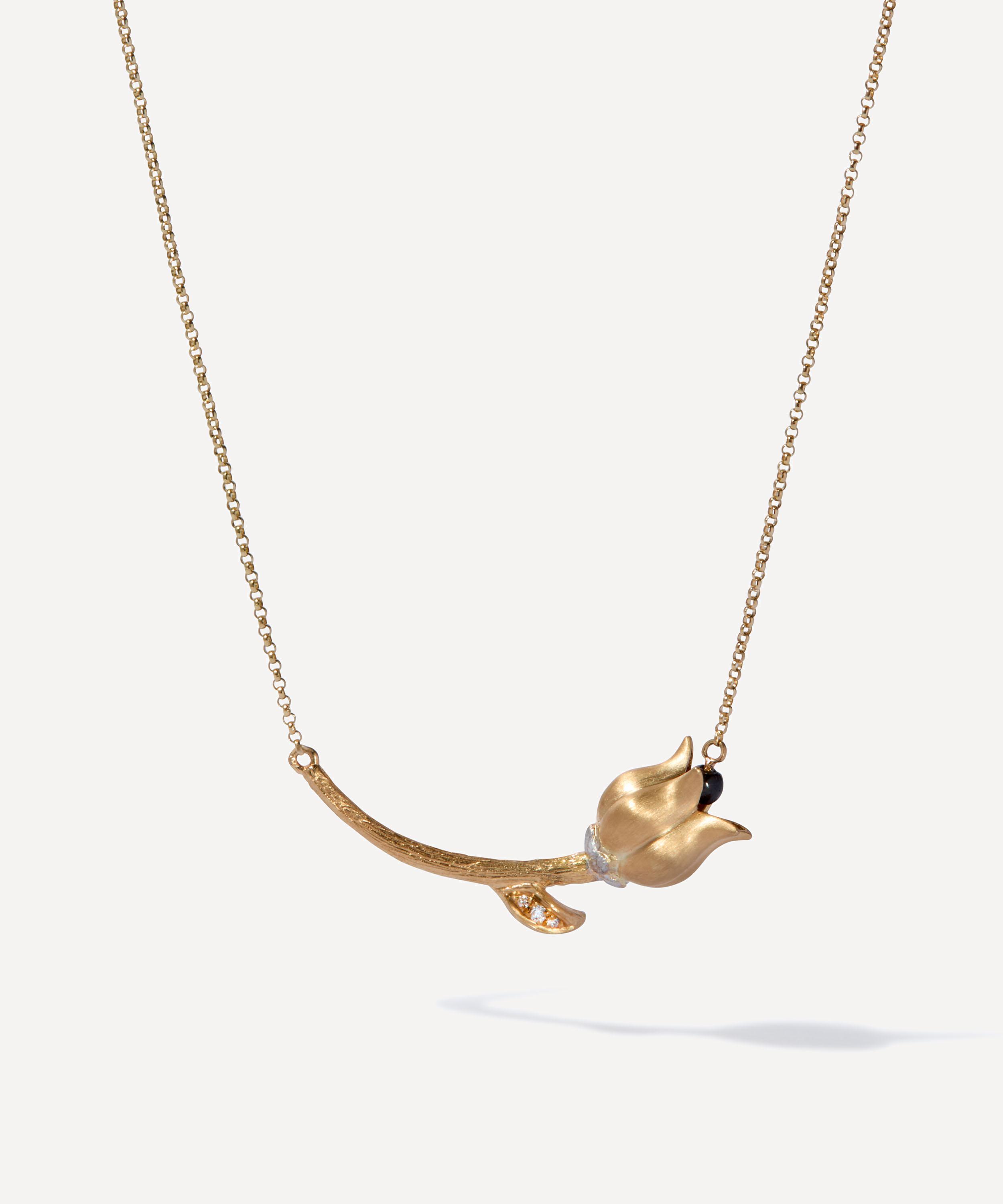 Annoushka - 18ct Gold Tulip Pendant Necklace image number 0