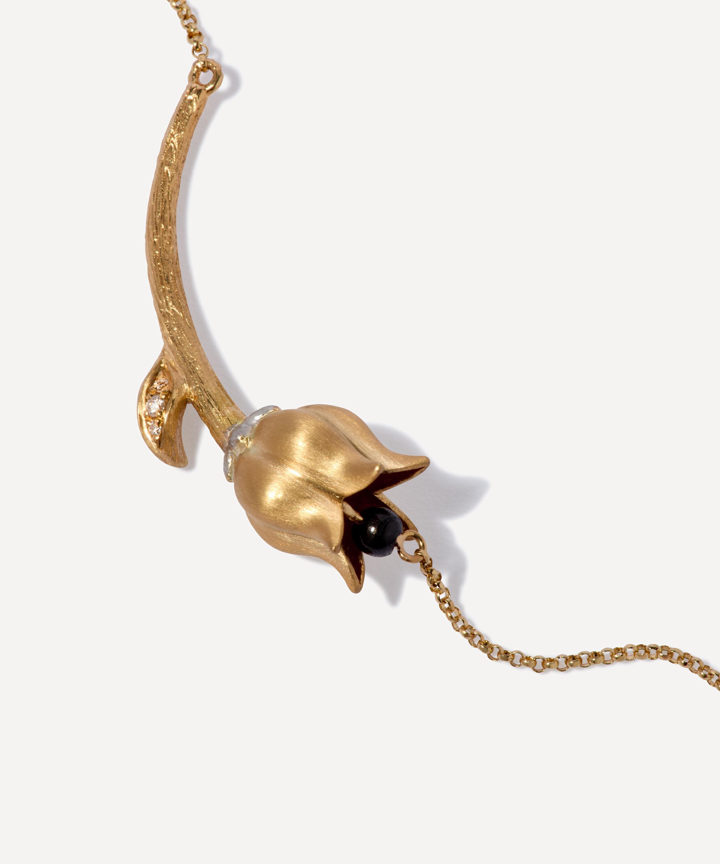 Annoushka - 18ct Gold Tulip Pendant Necklace image number 2