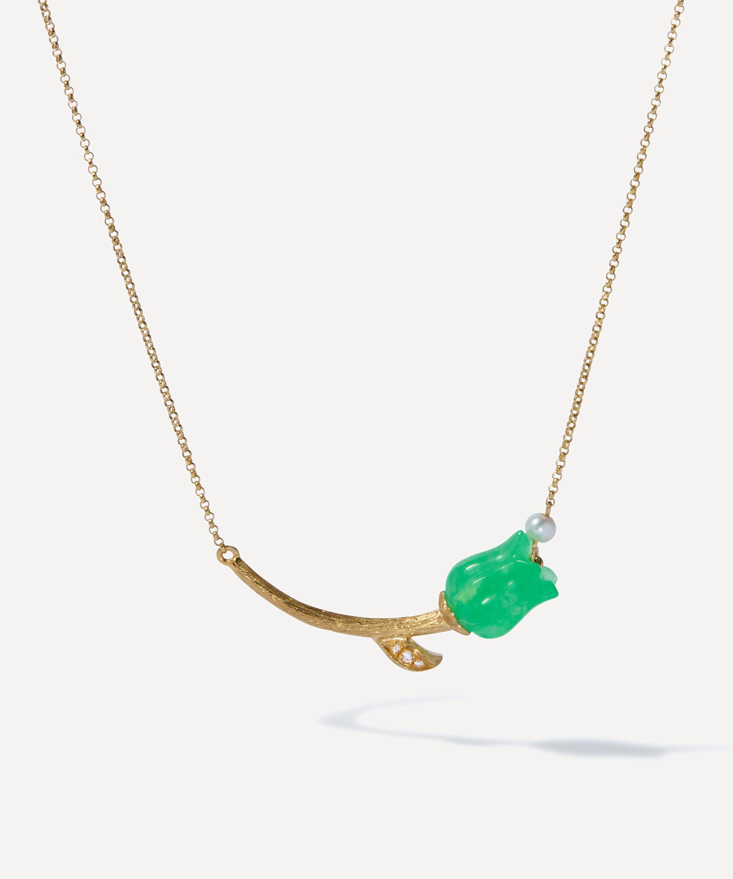 Annoushka - 18ct Gold Tulip Pendant Necklace image number 0