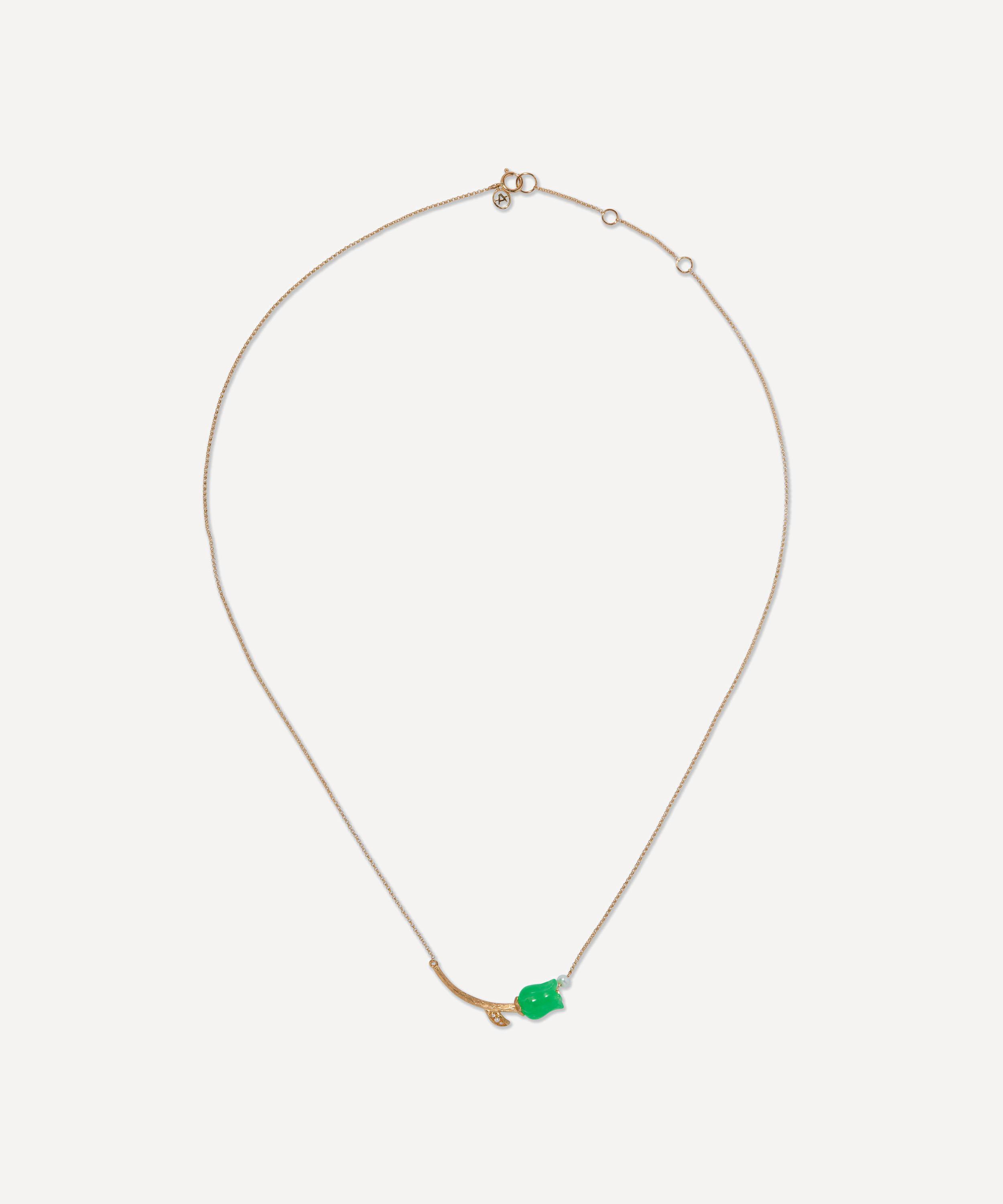Annoushka - 18ct Gold Tulip Pendant Necklace image number 1