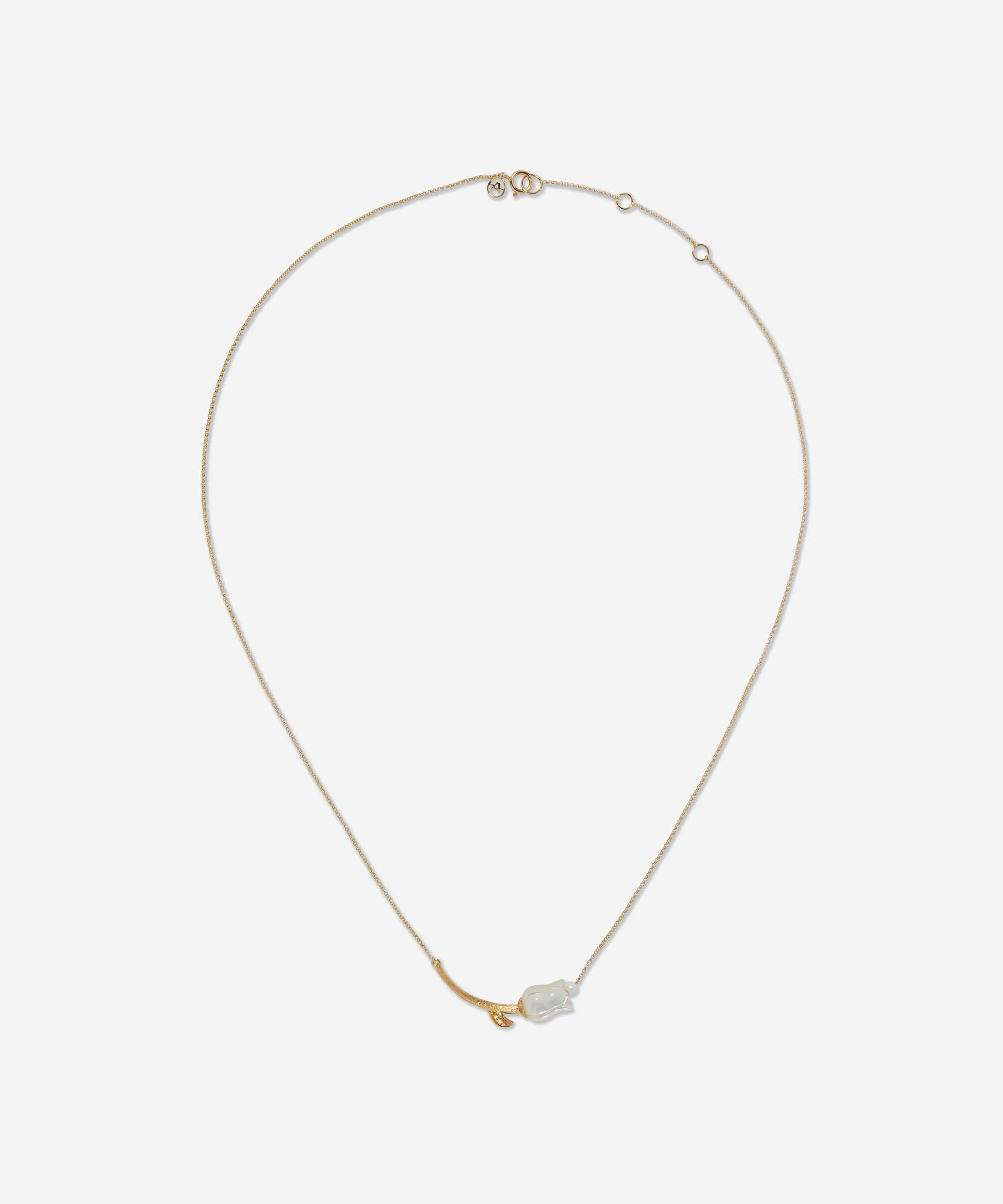 Annoushka - 18ct Gold Tulip Pendant Necklace image number 1