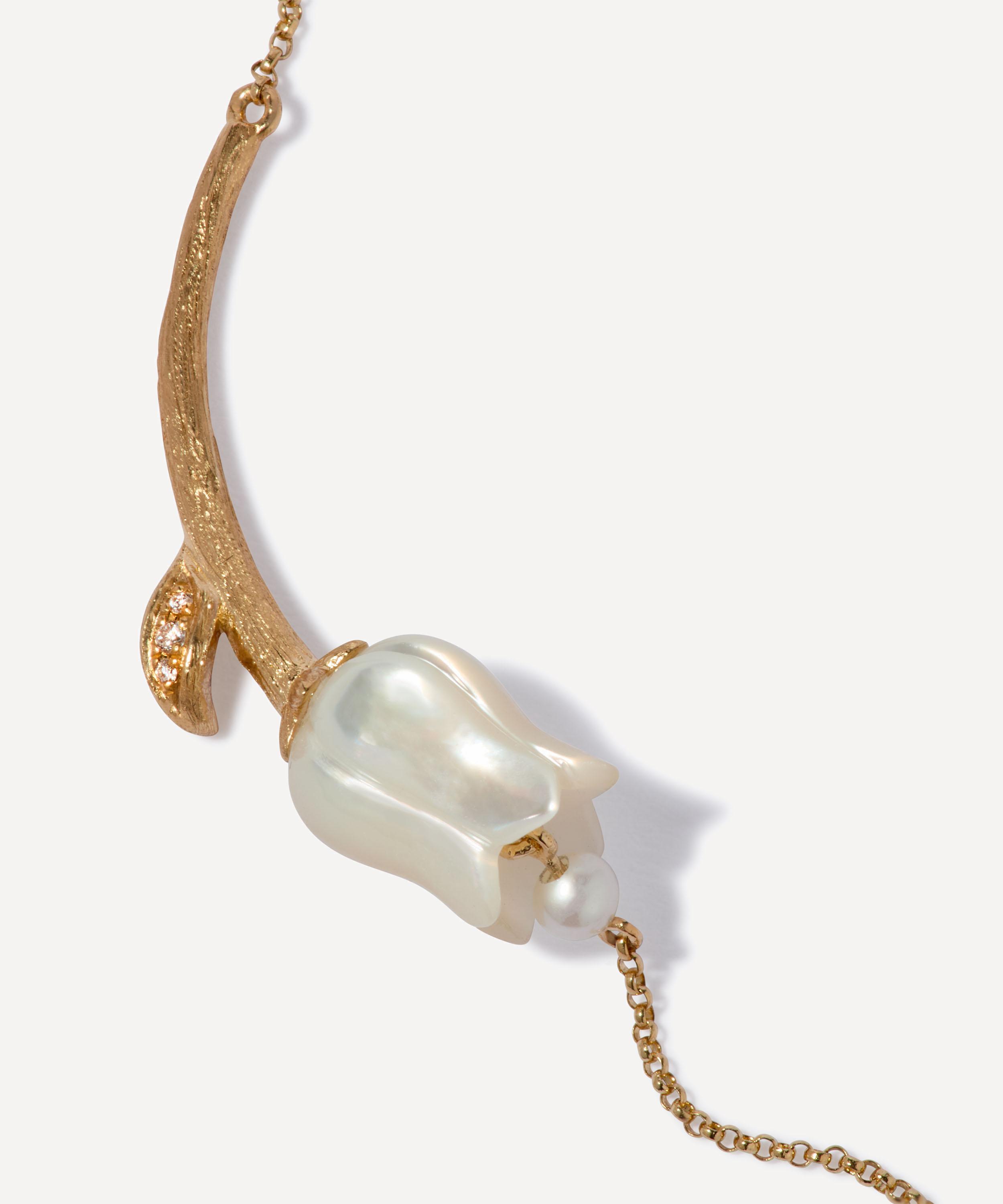 Annoushka - 18ct Gold Tulip Pendant Necklace image number 2