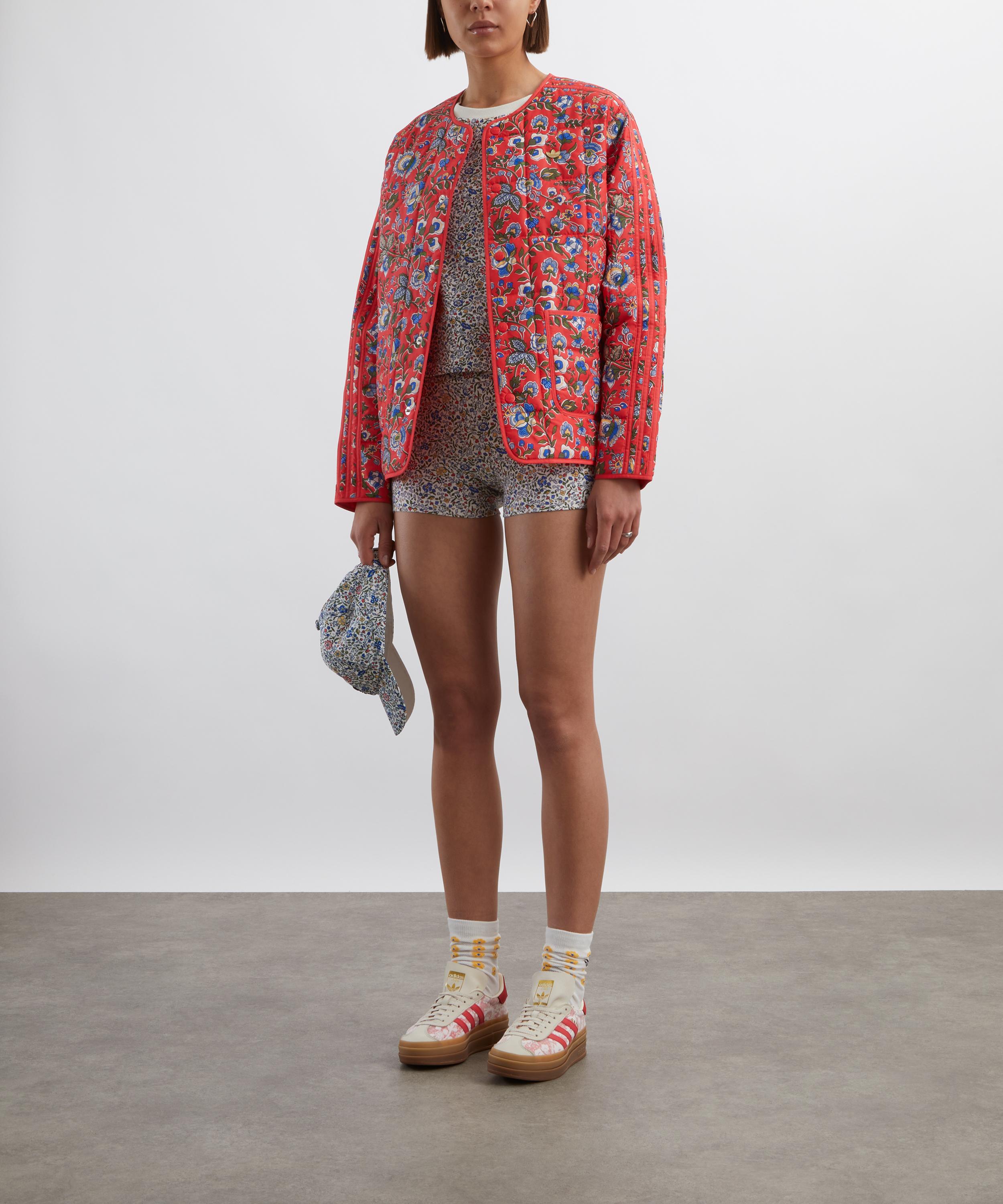 ジャケット ADIDAS ORIGINALS x LIBERTY QUILTED JACKET 5FT1881 adidas Originals x Liberty London Quilted Jacket - Red