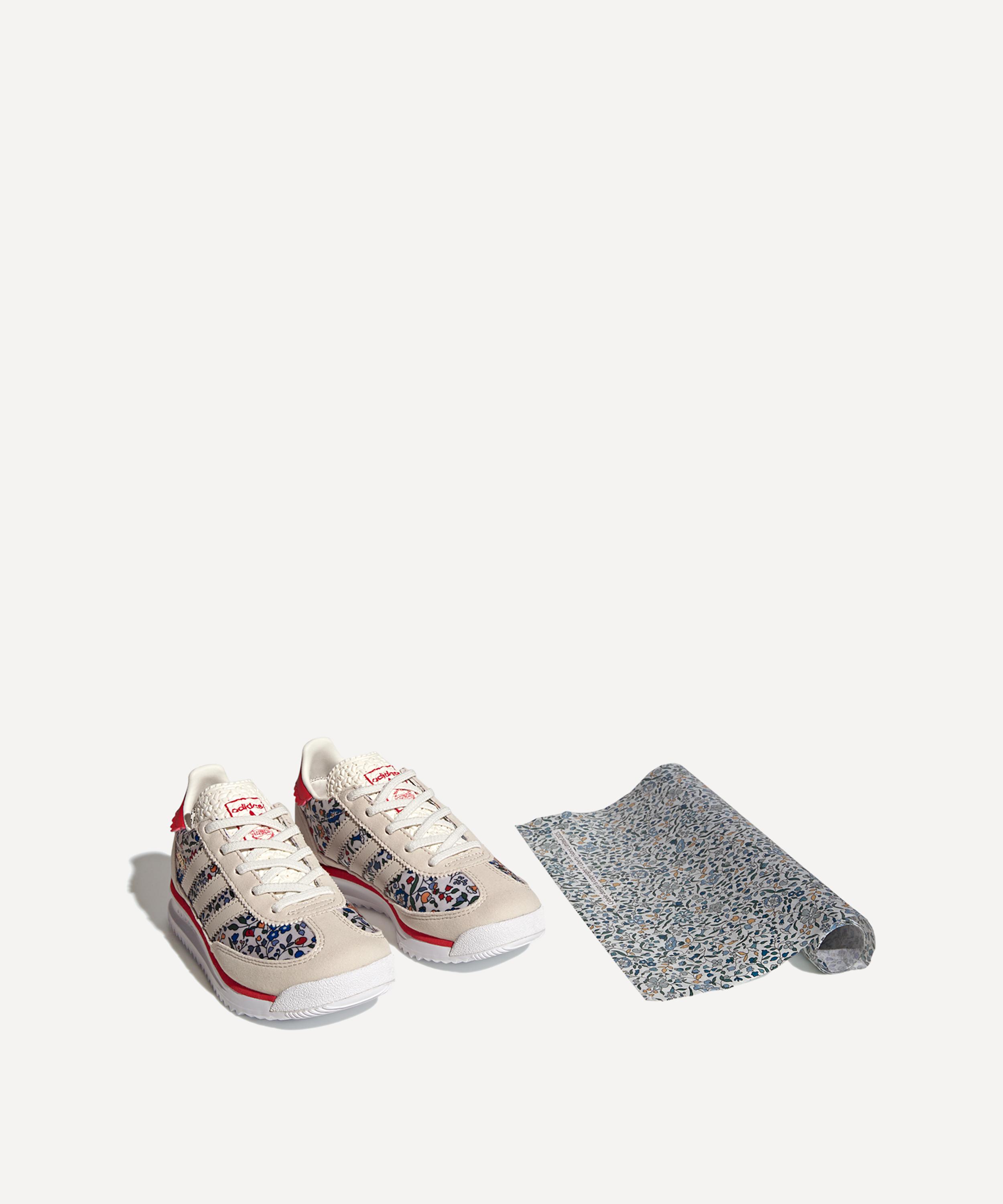 Adidas - x Liberty London SL 72 RS Kids Elastic Lace Shoes image number 6