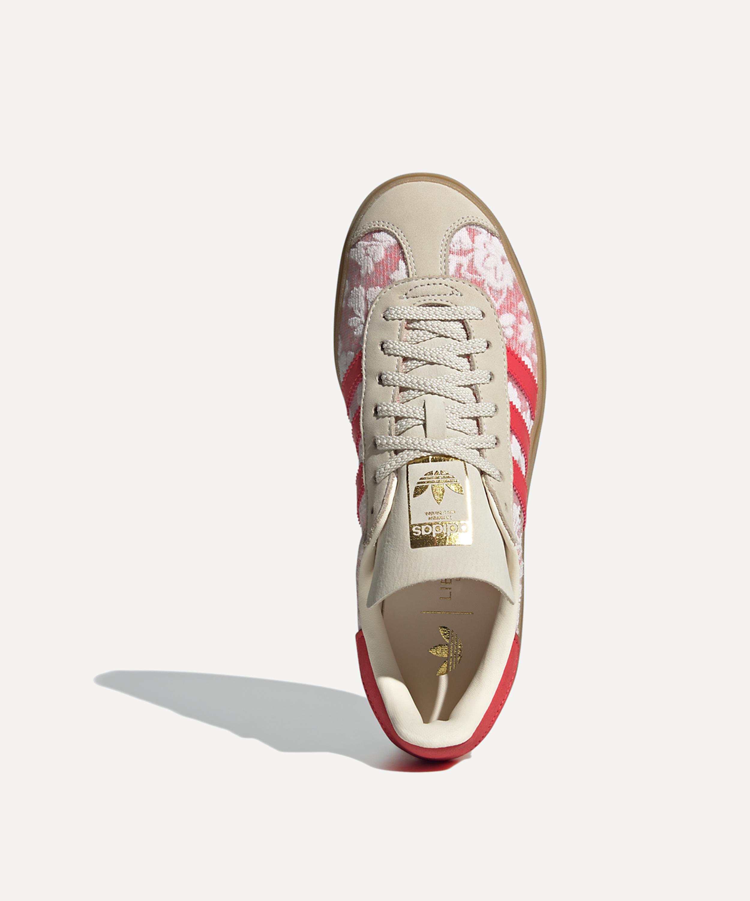 Adidas - x Liberty Patterned Gazelle Bold Shoes image number 4