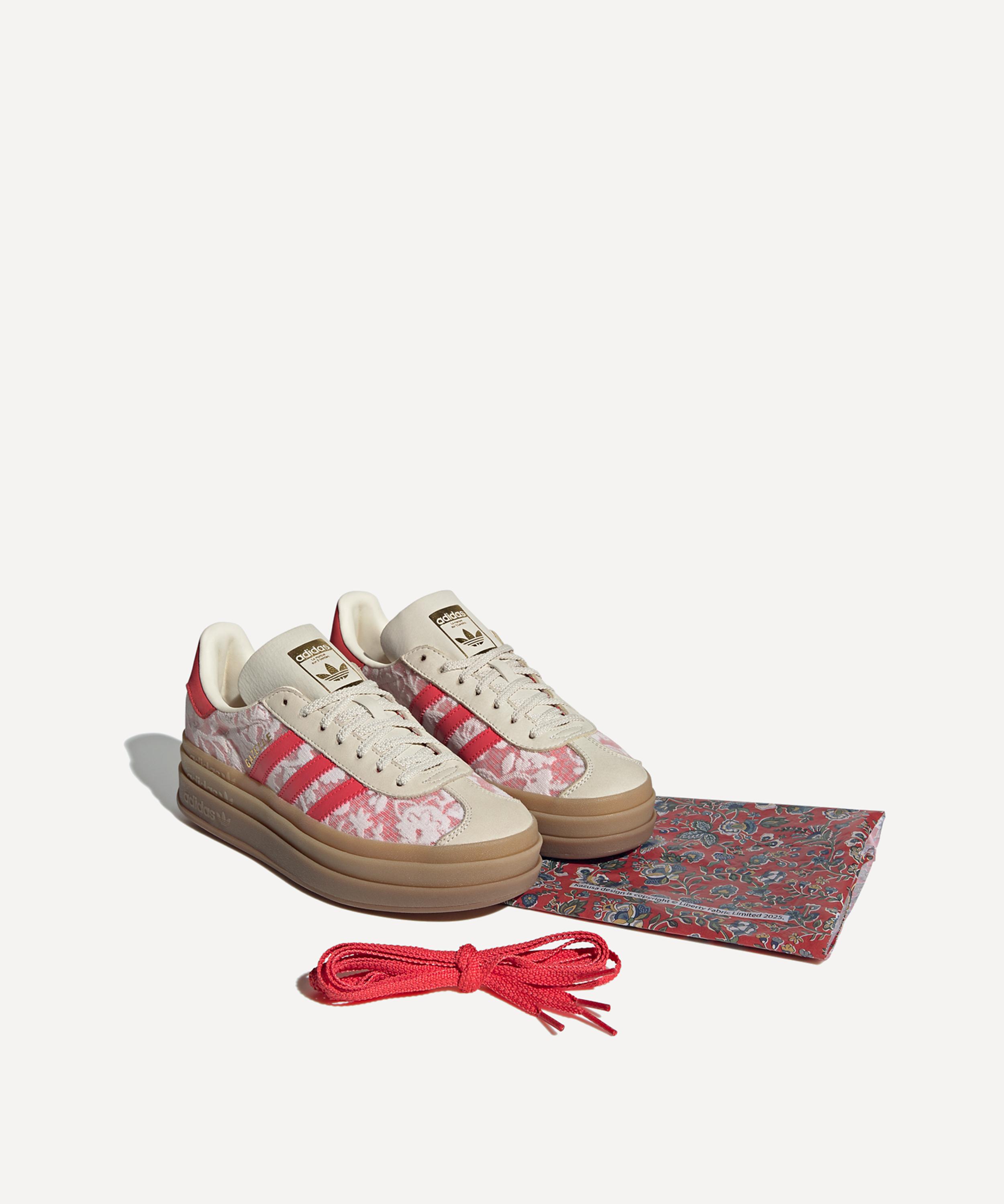 Adidas - x Liberty Patterned Gazelle Bold Shoes image number 6