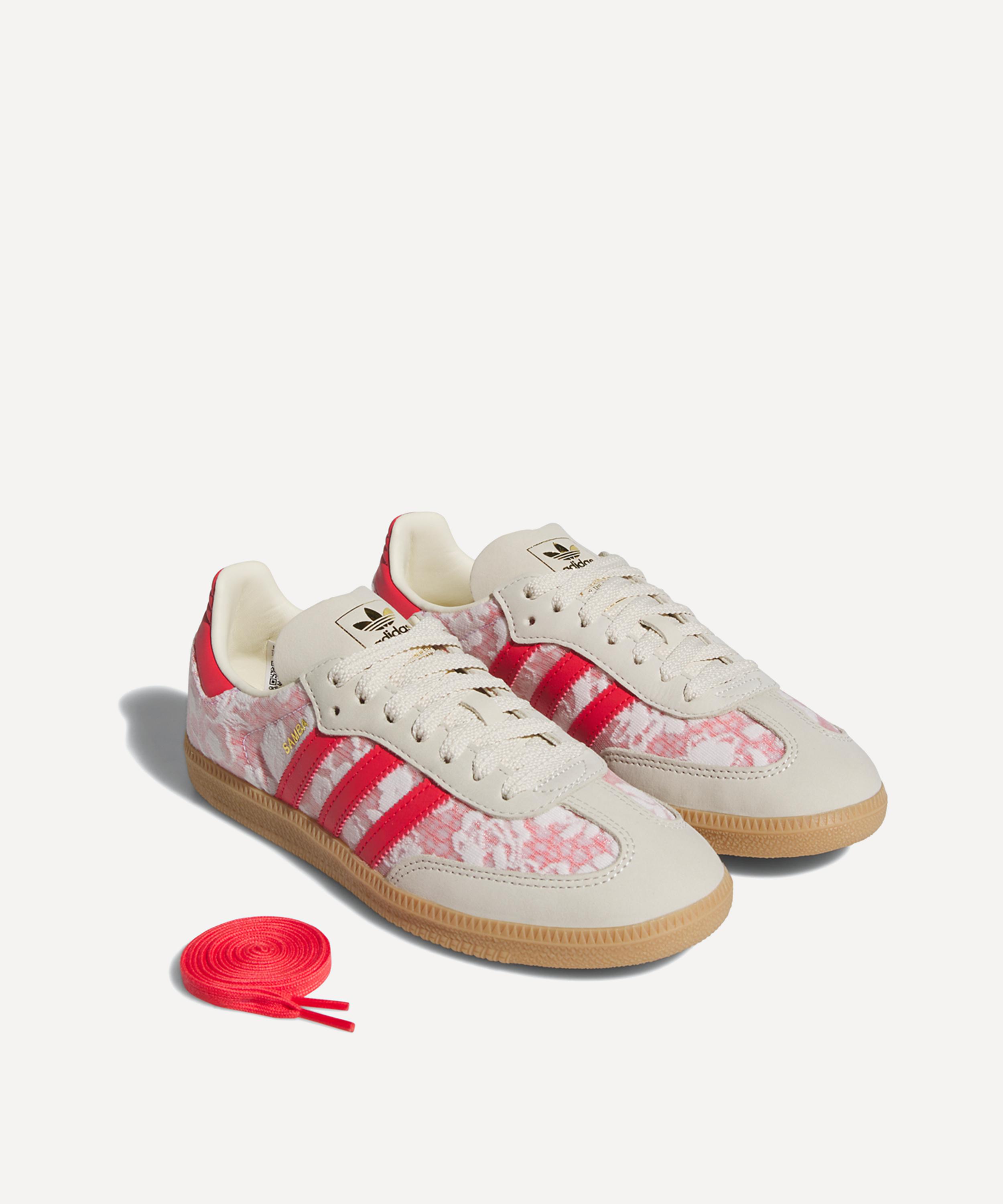 Adidas - x Liberty Patterned Samba OG Shoes image number 6