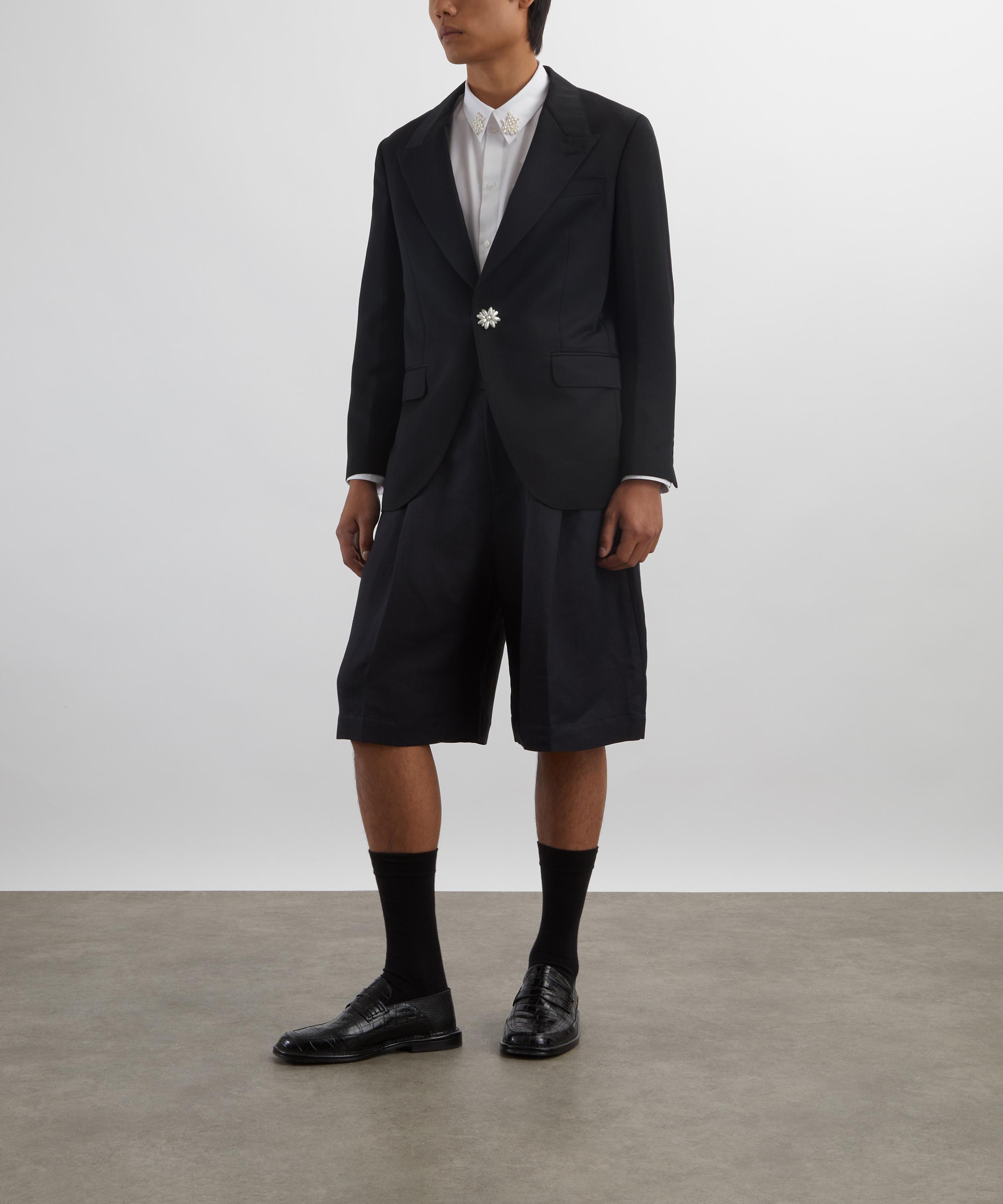 Simone Rocha - Embellished Relaxed Wide Peak Jacket  image number 1