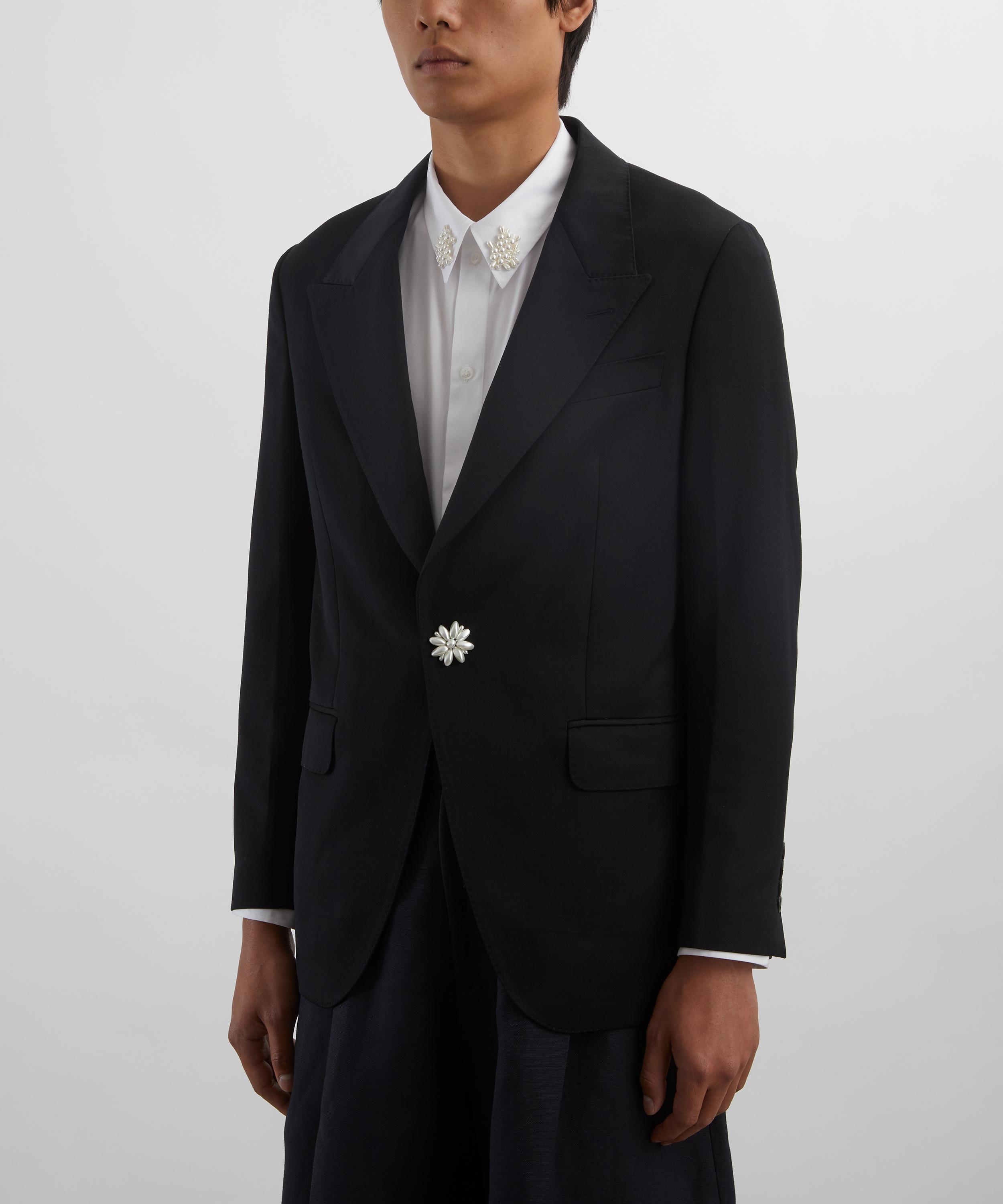 Simone Rocha - Embellished Relaxed Wide Peak Jacket  image number 2