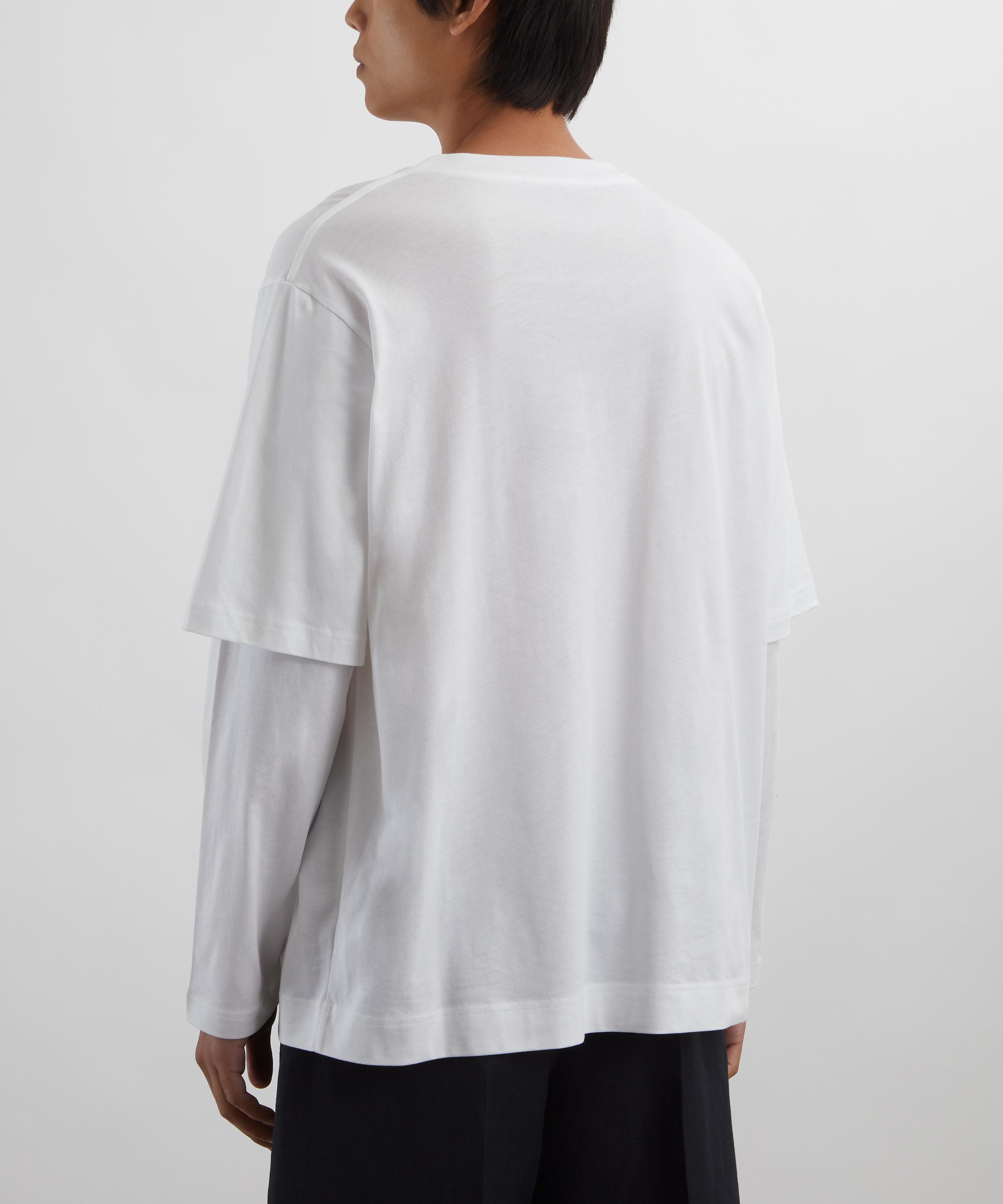 Simone Rocha - Layered Ruffle Pocket Long-Sleeve T-Shirt  image number 3