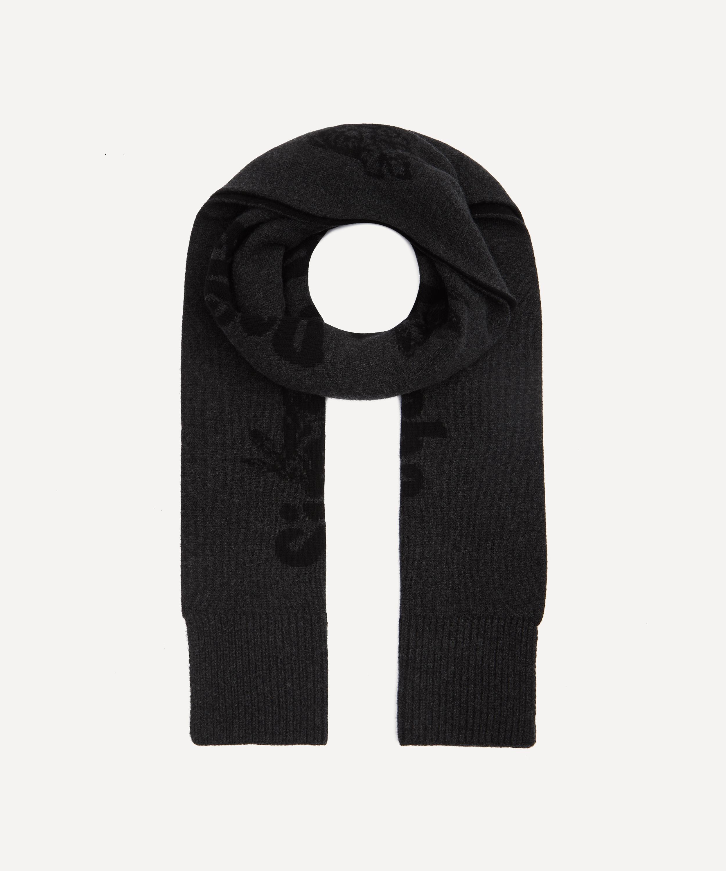 Simone Rocha - Long Graphic Logo Scarf