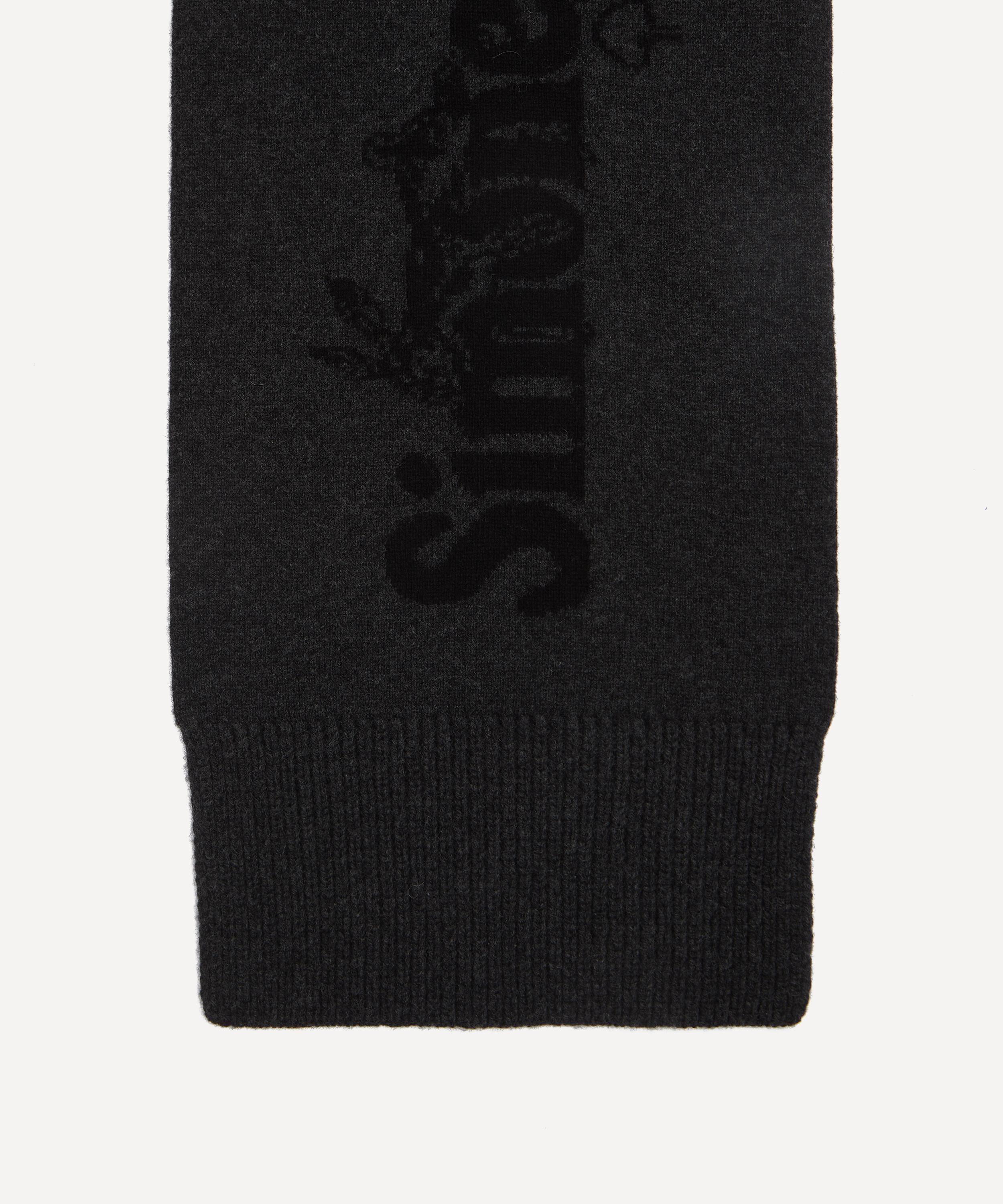 Simone Rocha - Long Graphic Logo Scarf image number 2