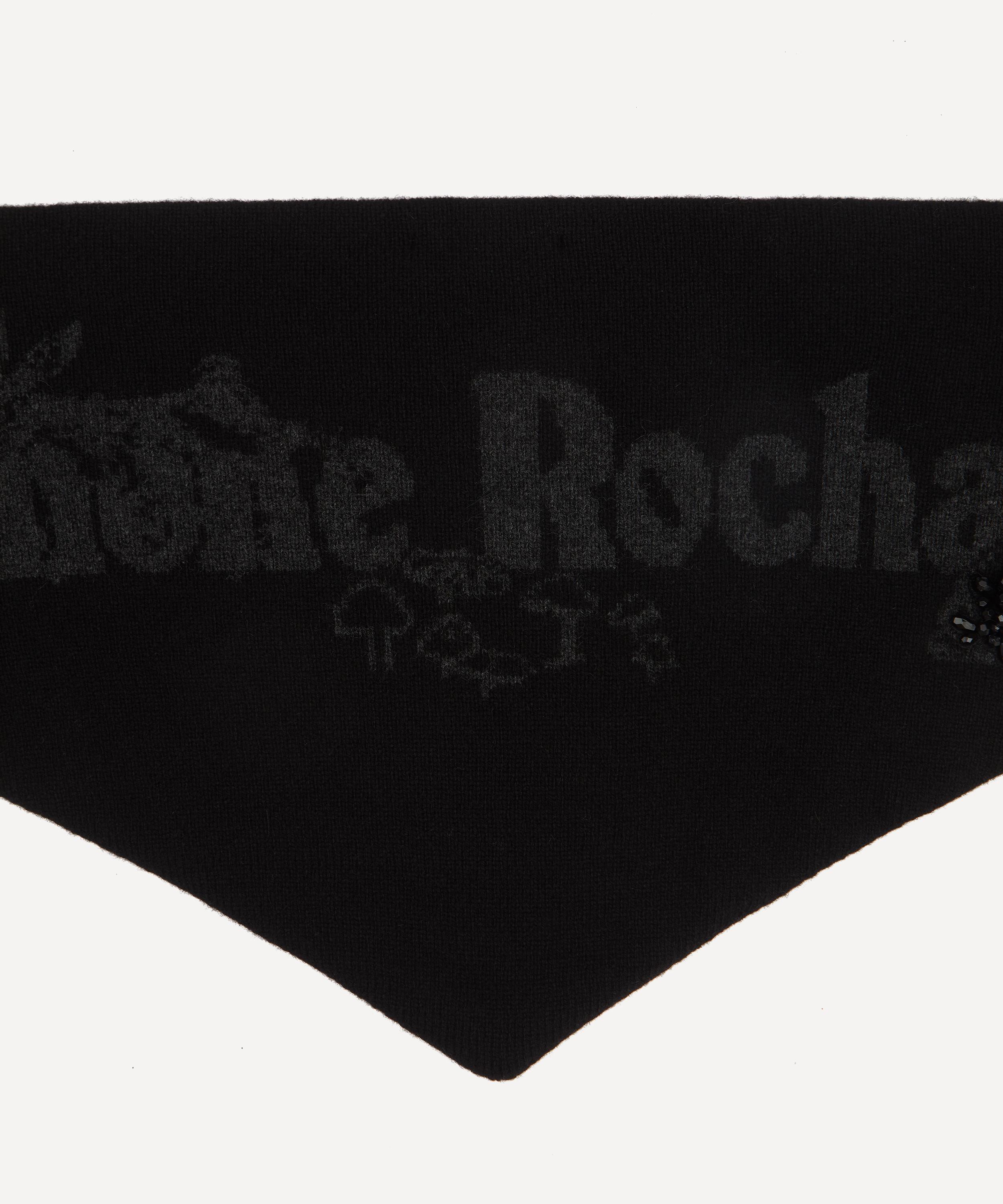 Simone Rocha - Graphic Logo Knit Neckerchief image number 2