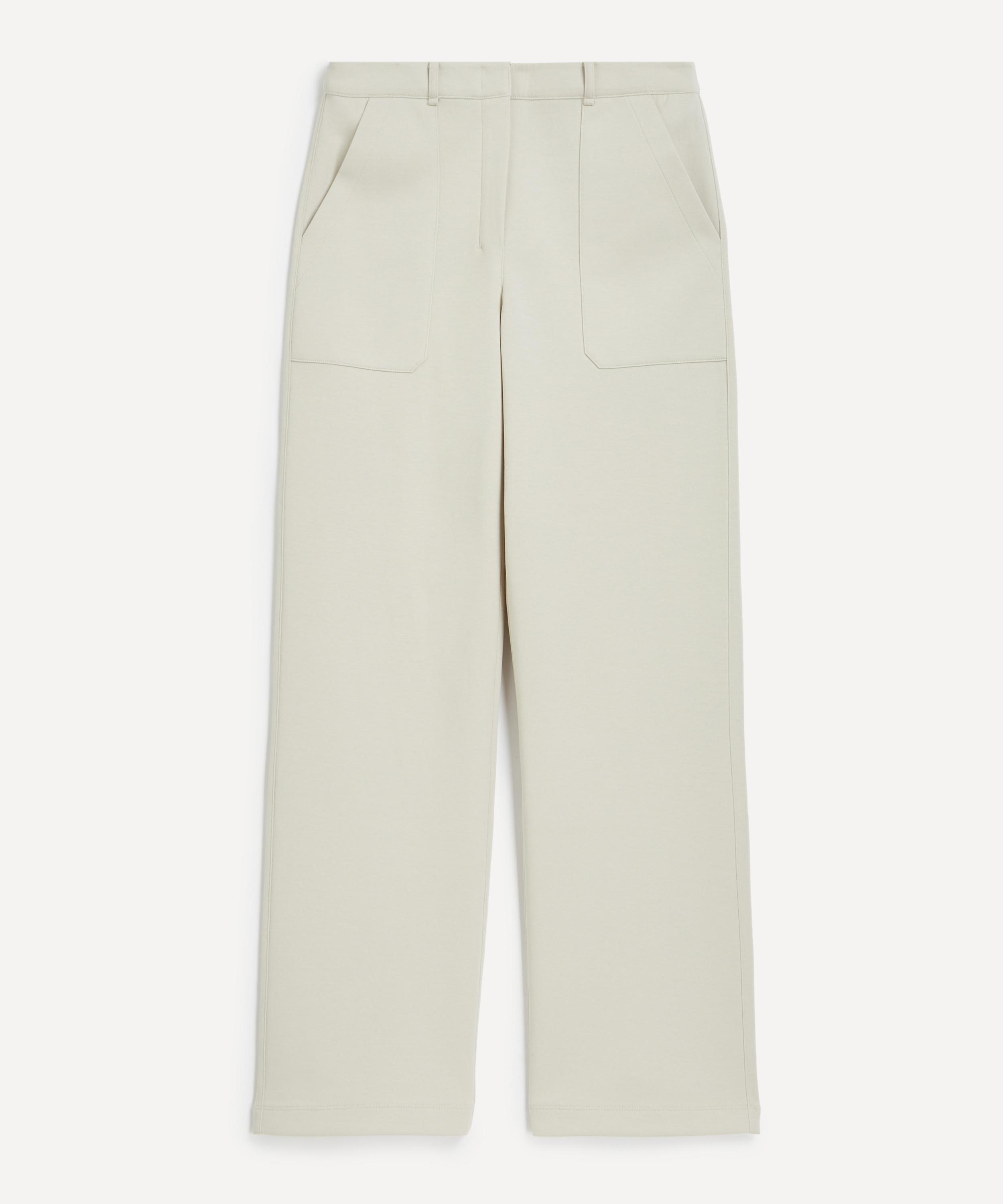S Max Mara - Ronnie Cotton Jersey Flared Trousers image number 0