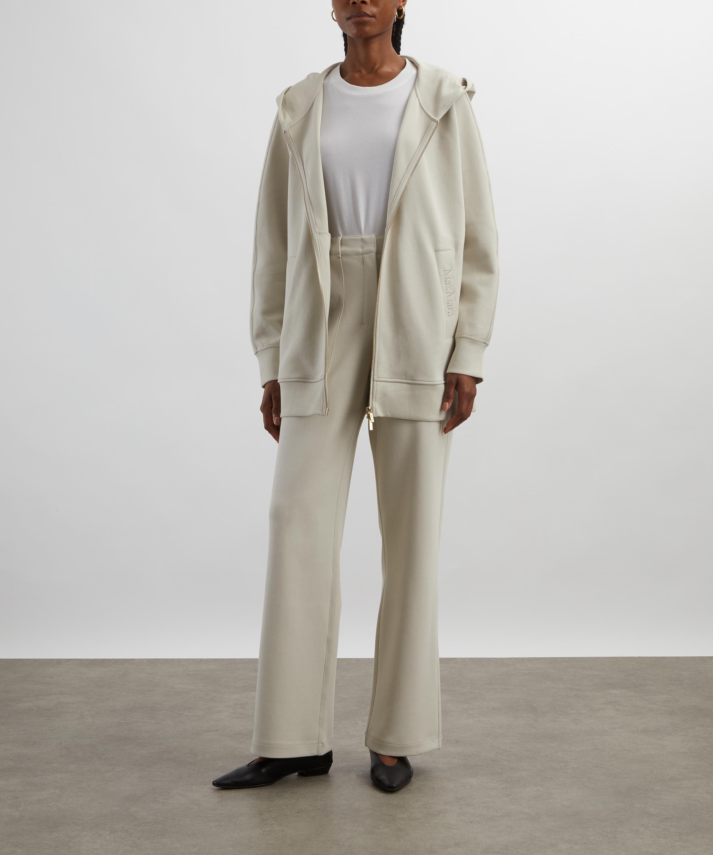 S Max Mara - Ronnie Cotton Jersey Flared Trousers image number 1