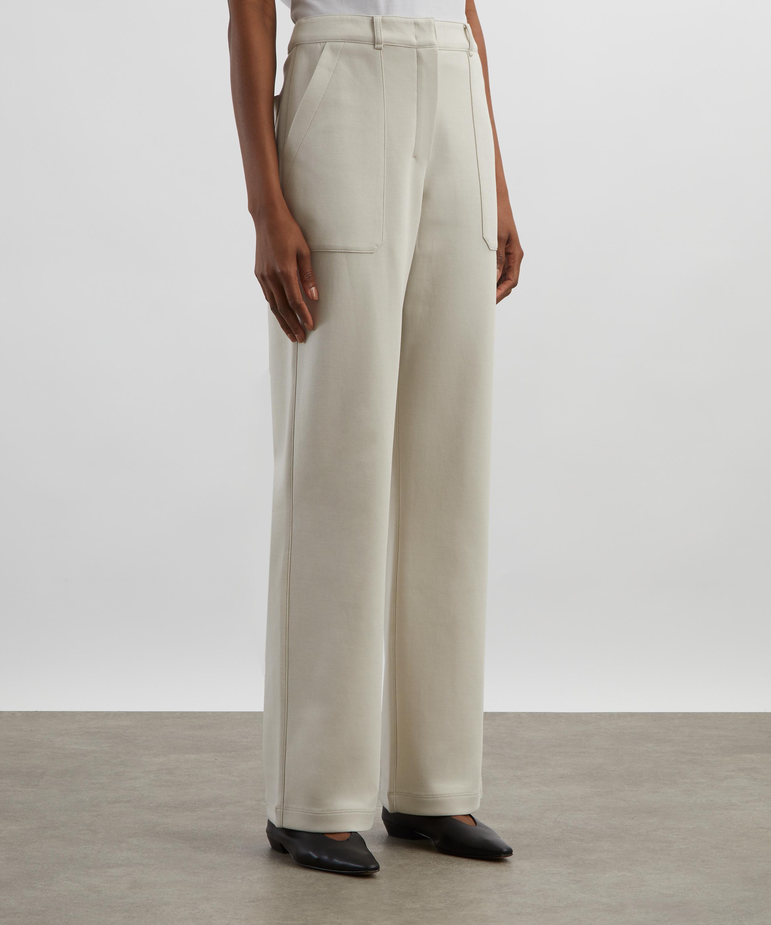 S Max Mara - Ronnie Cotton Jersey Flared Trousers image number 2