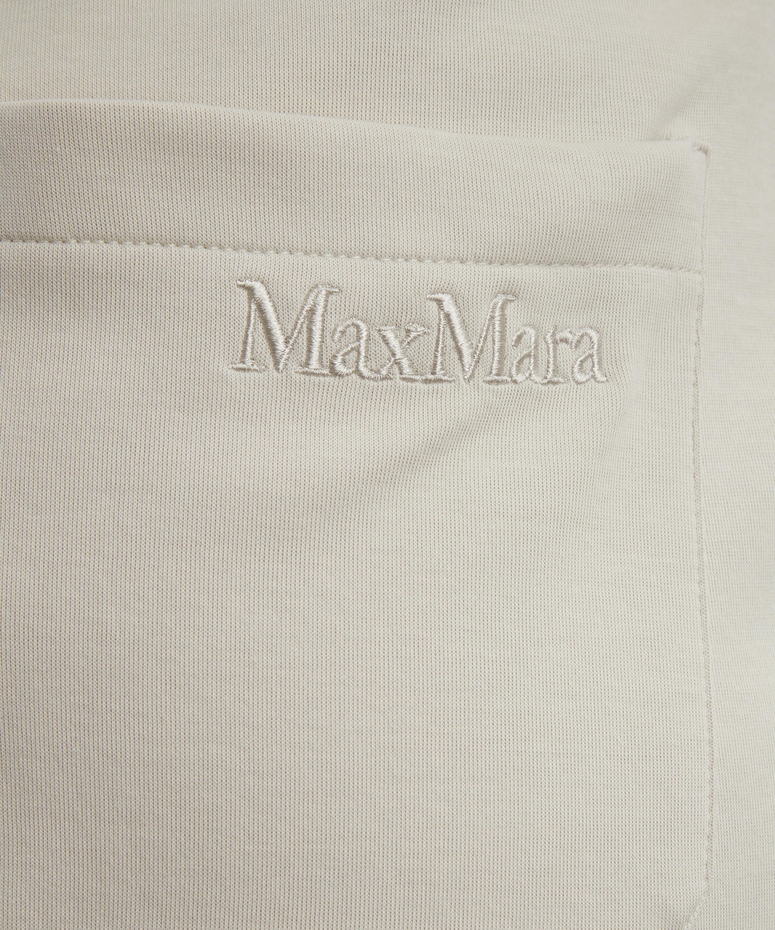 S Max Mara - Ronnie Cotton Jersey Flared Trousers image number 4