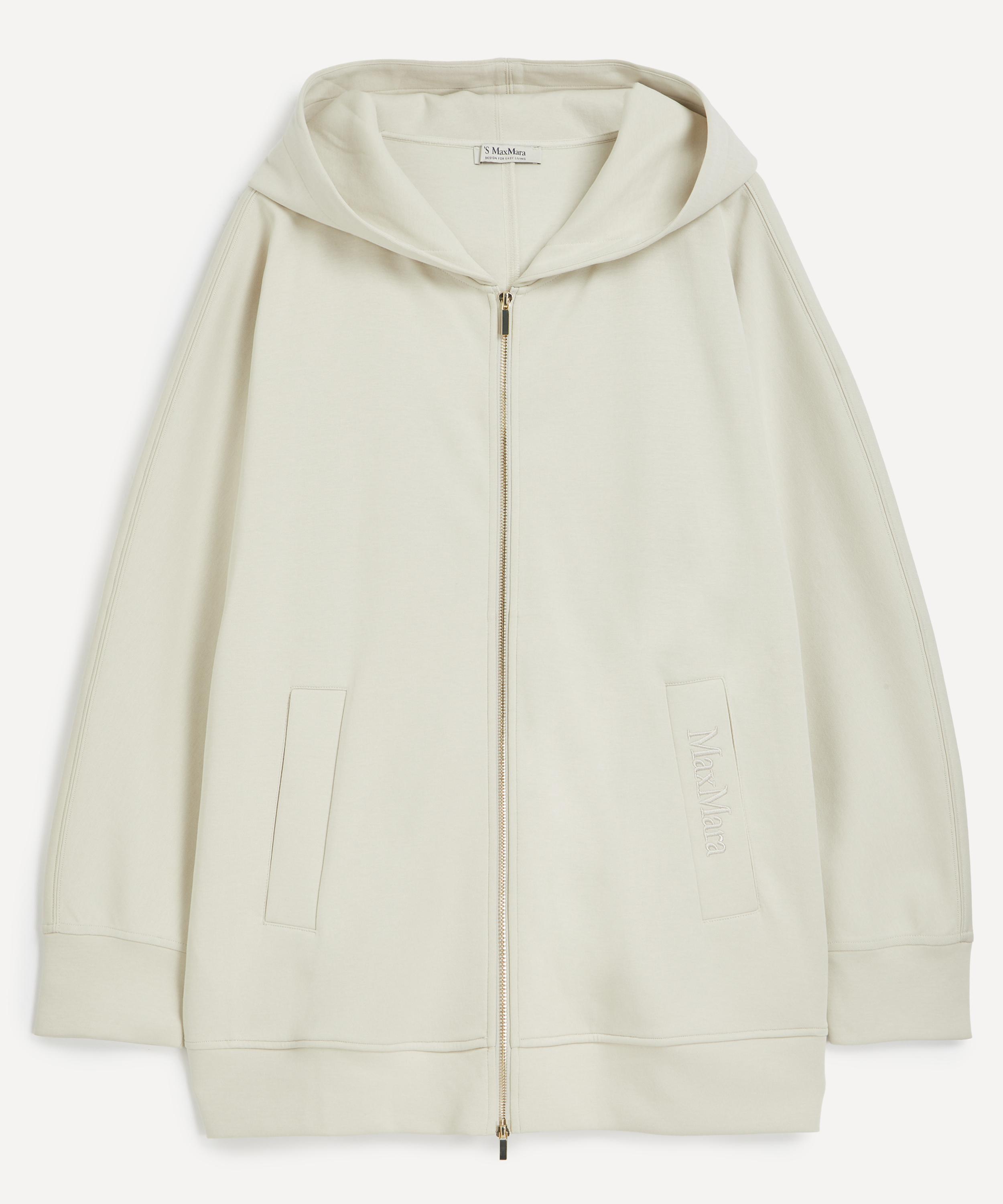S Max Mara - Verbano Hooded Cotton Jersey Sweatshirt image number 0