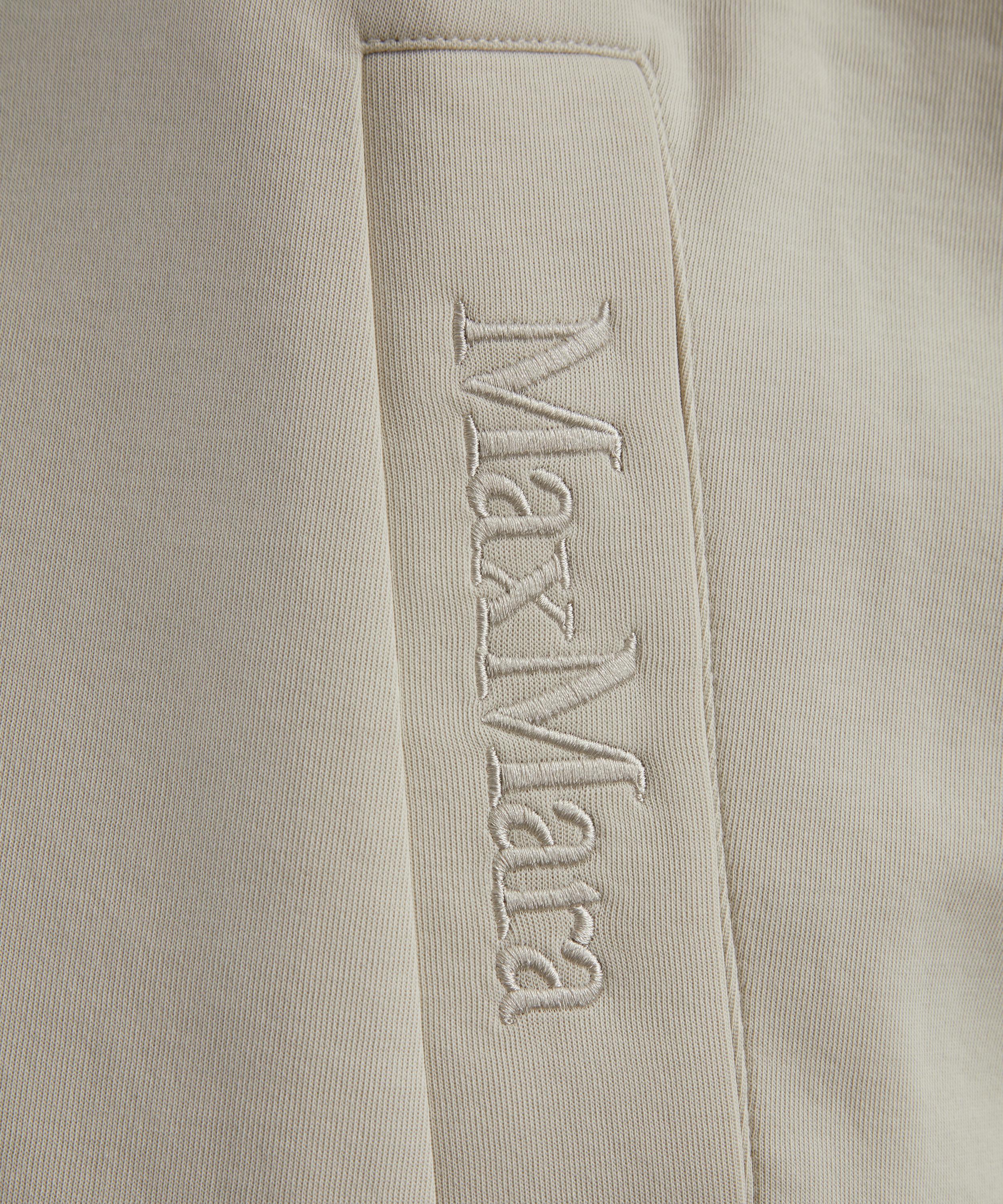 S Max Mara - Verbano Hooded Cotton Jersey Sweatshirt image number 4