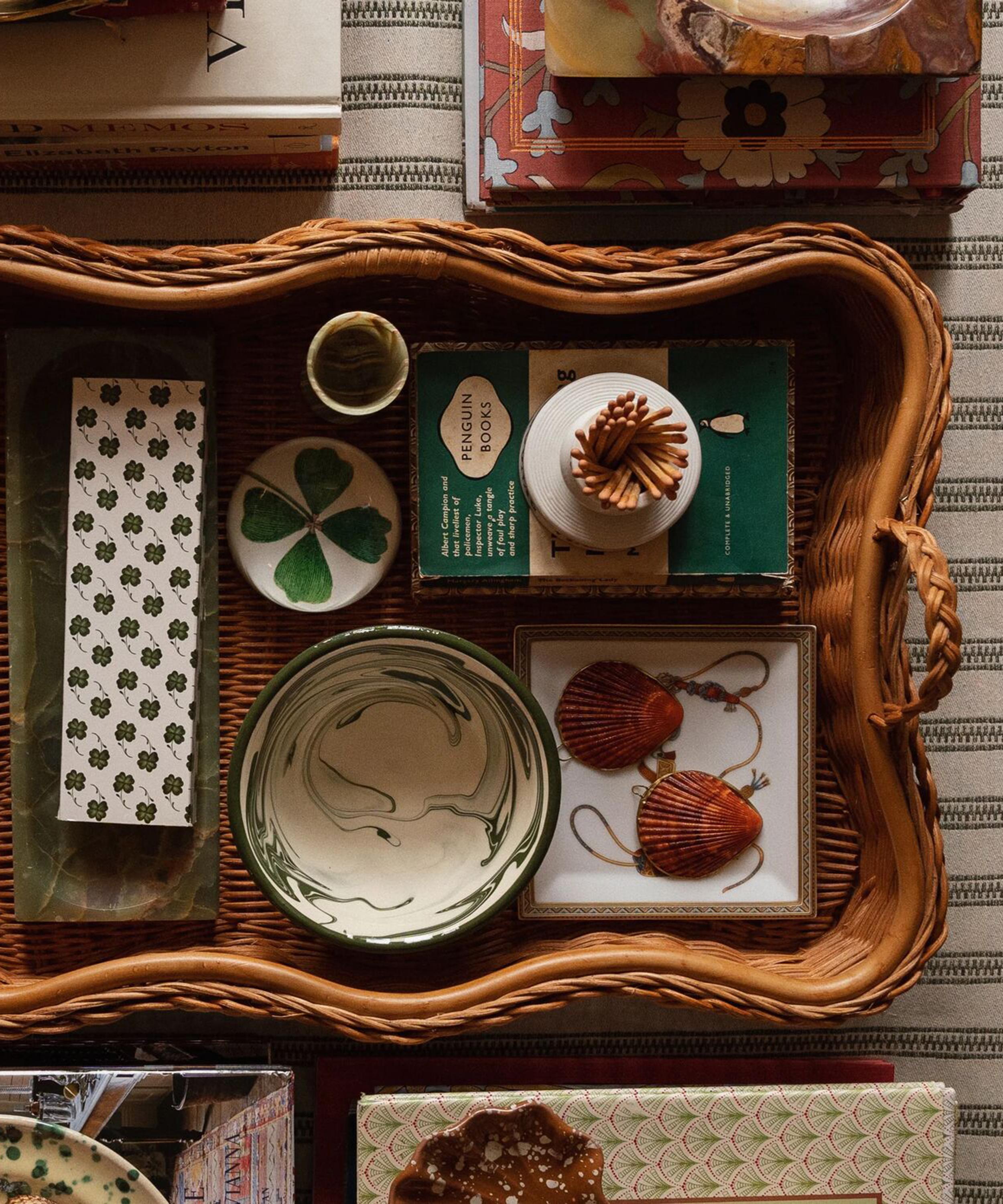 Sharland England - Hadley Rattan Tray image number 4
