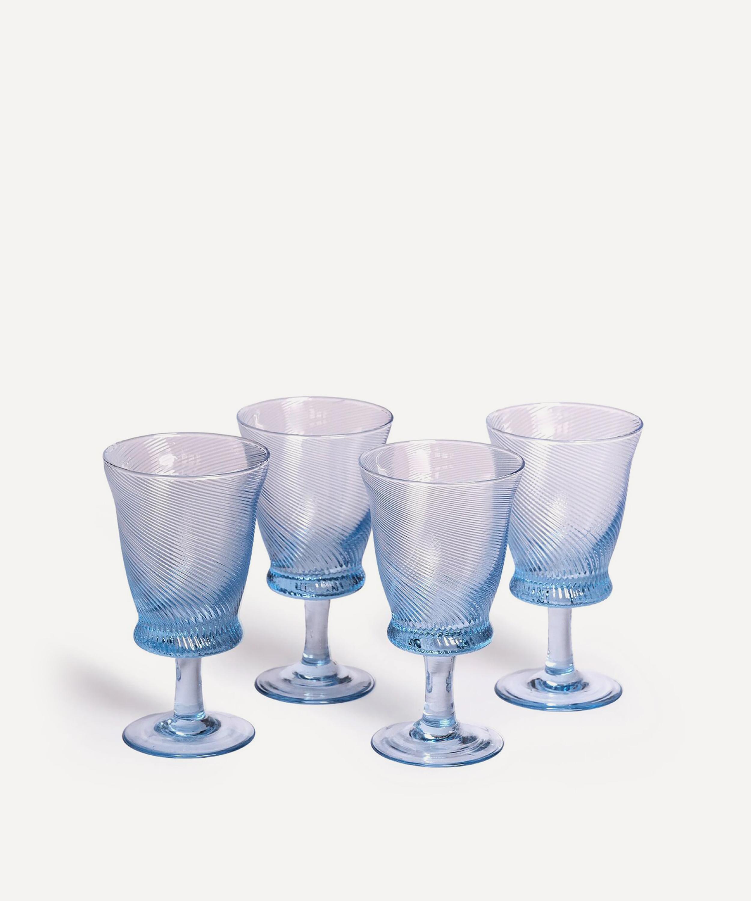 Sharland England - Spiral Wine Glasses Set of Four image number 2