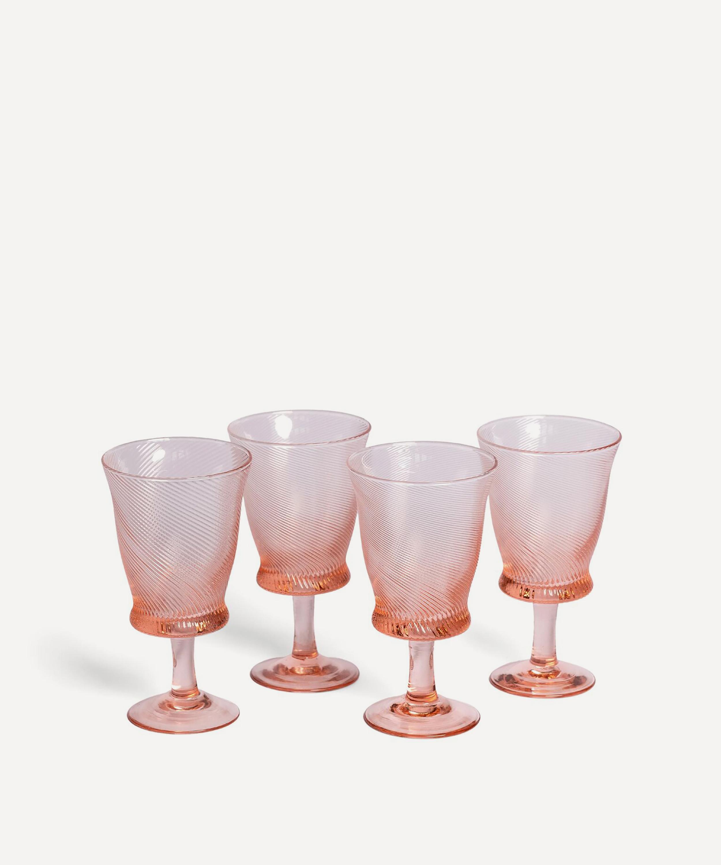 Sharland England - Spiral Wine Glasses Set of Four image number 2